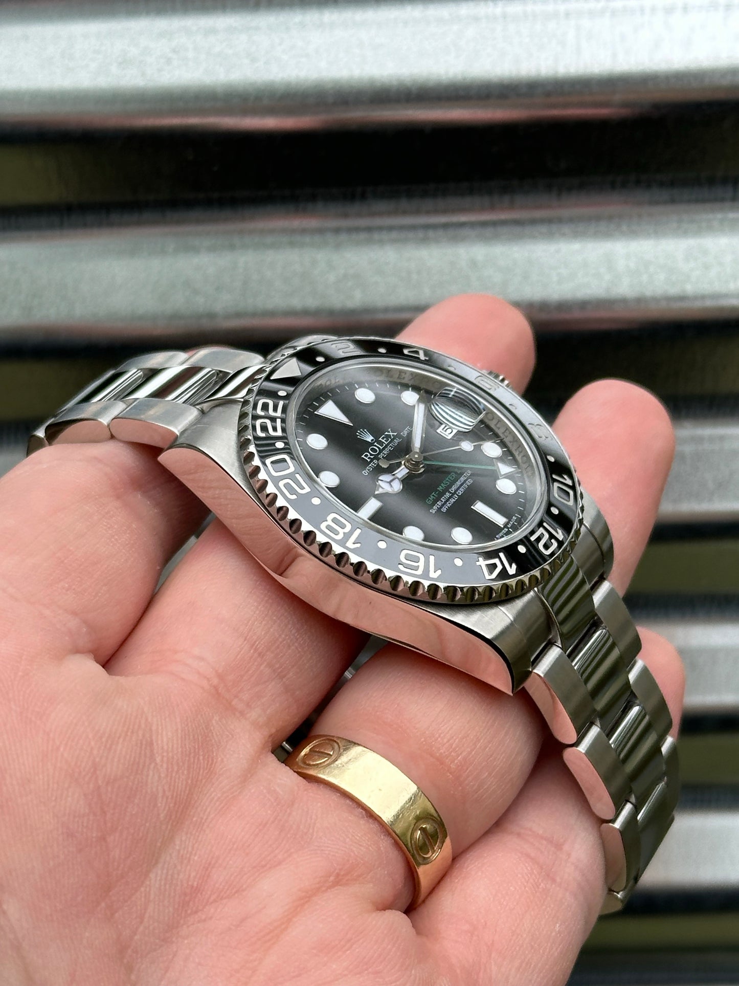 Rolex GMT Master II “Green Arrow” 40mm Ref.116710LN Box & Card