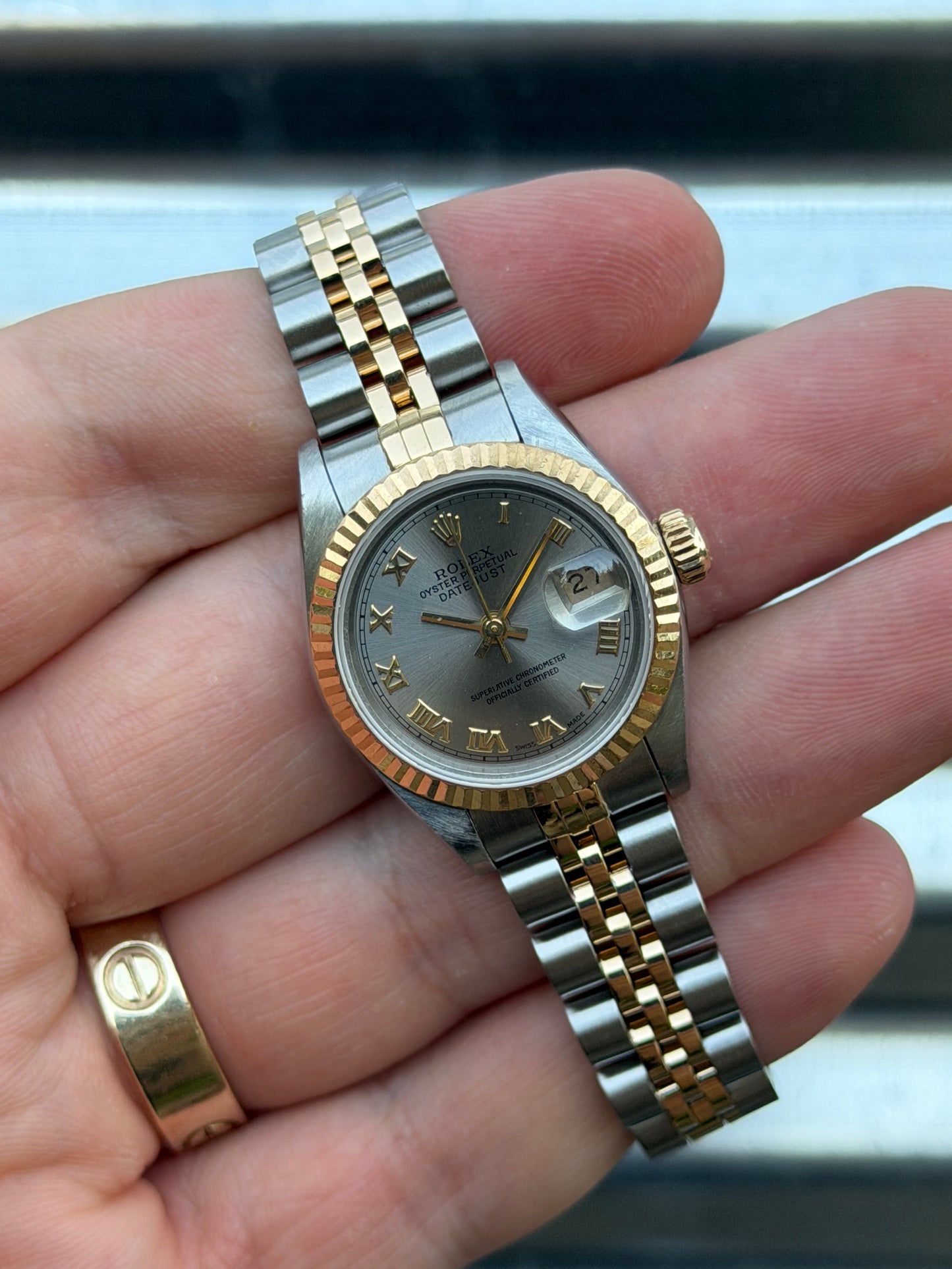Rolex Ladies Datejust 26mm Ref.69173 Box & Papers