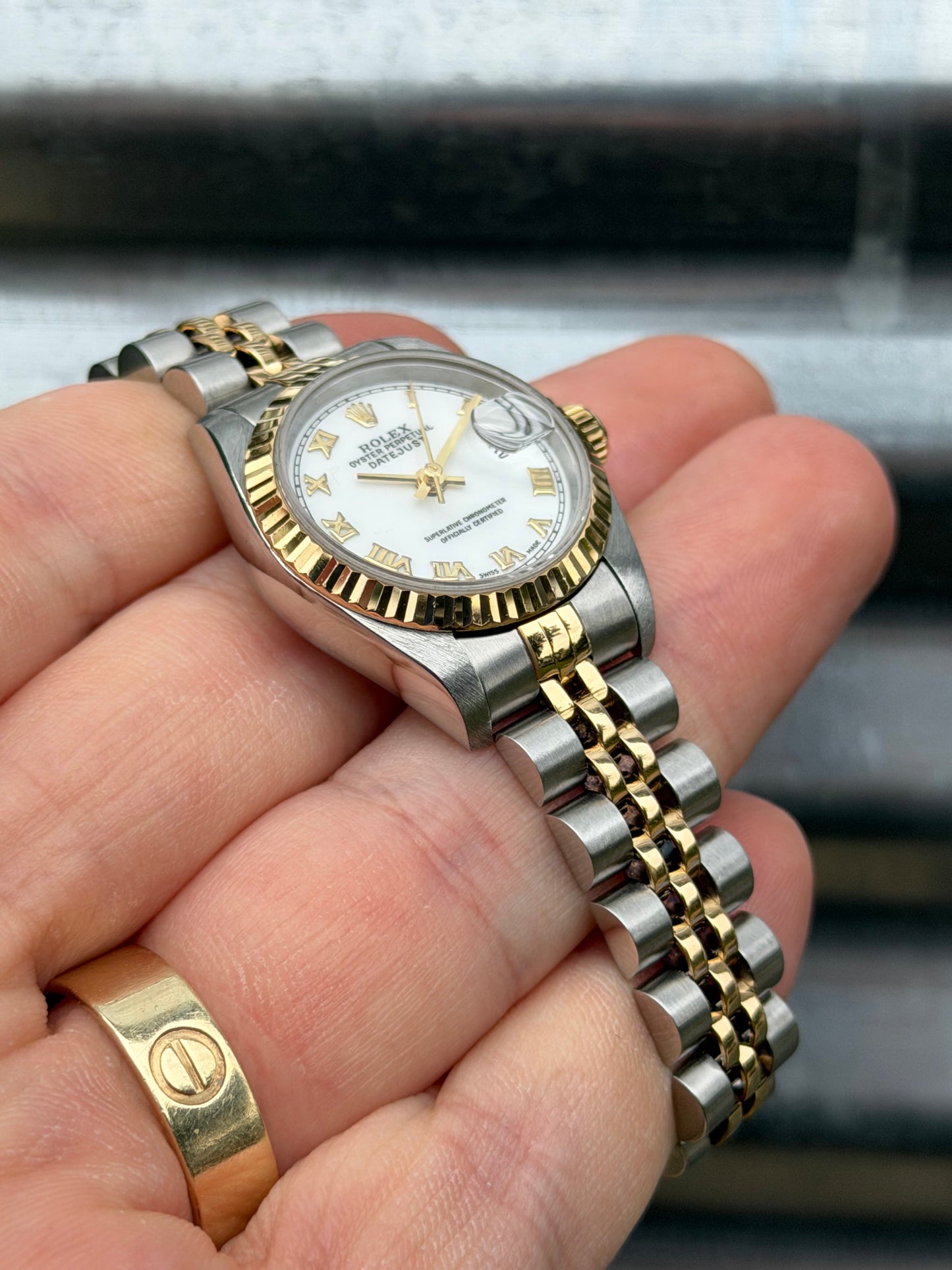 Rolex Ladies Datejust 26mm Ref.69173 Box & Papers