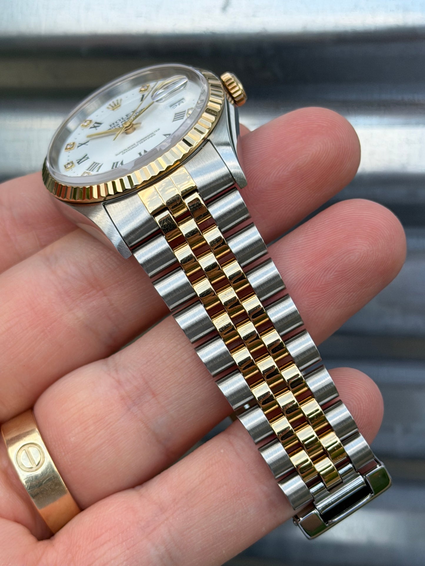 Rolex Datejust “Wh36mm Ref.16233 Box & Papers