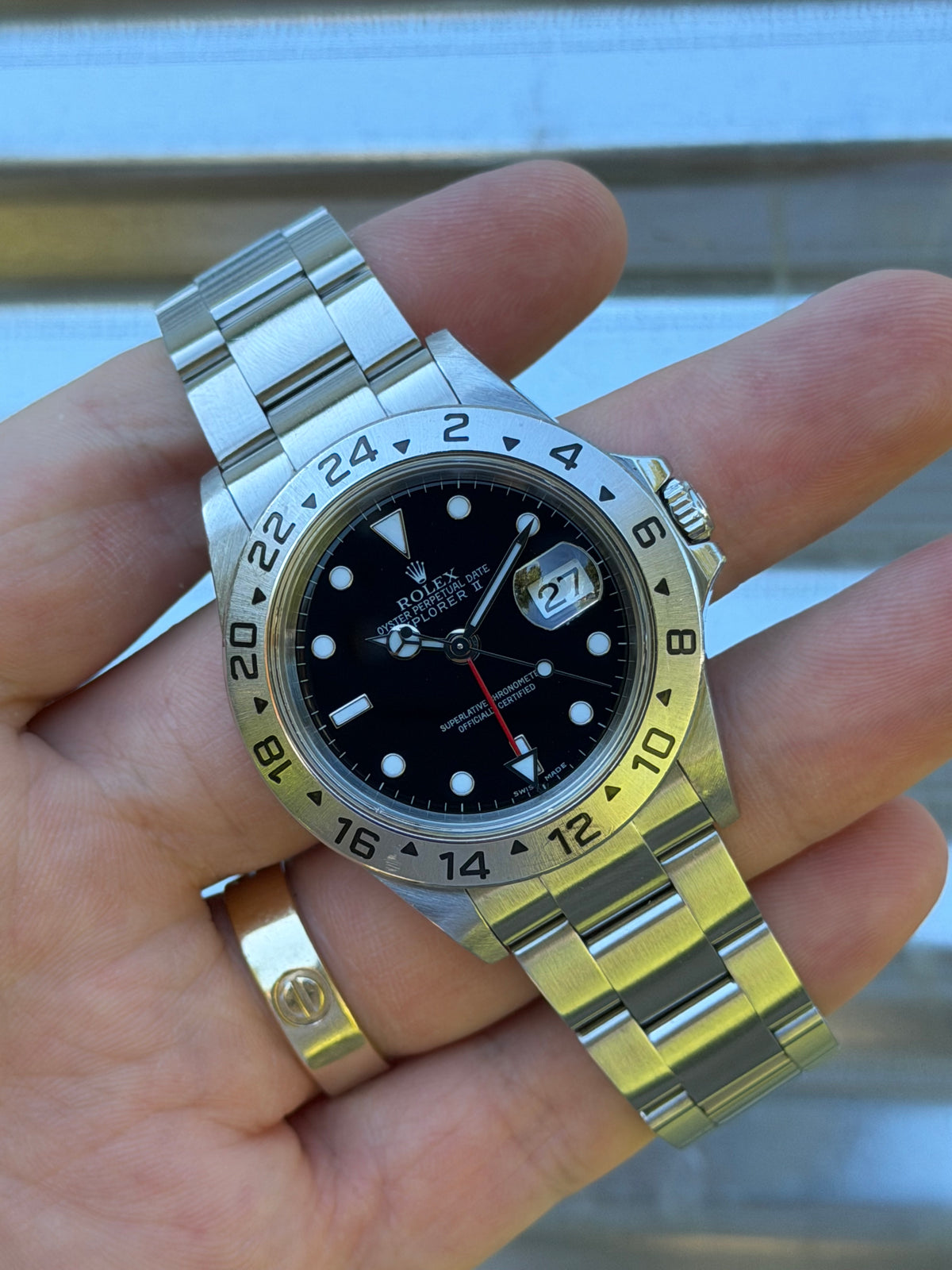 Rolex Explorer II 40mm Ref.16570 Box & Papers