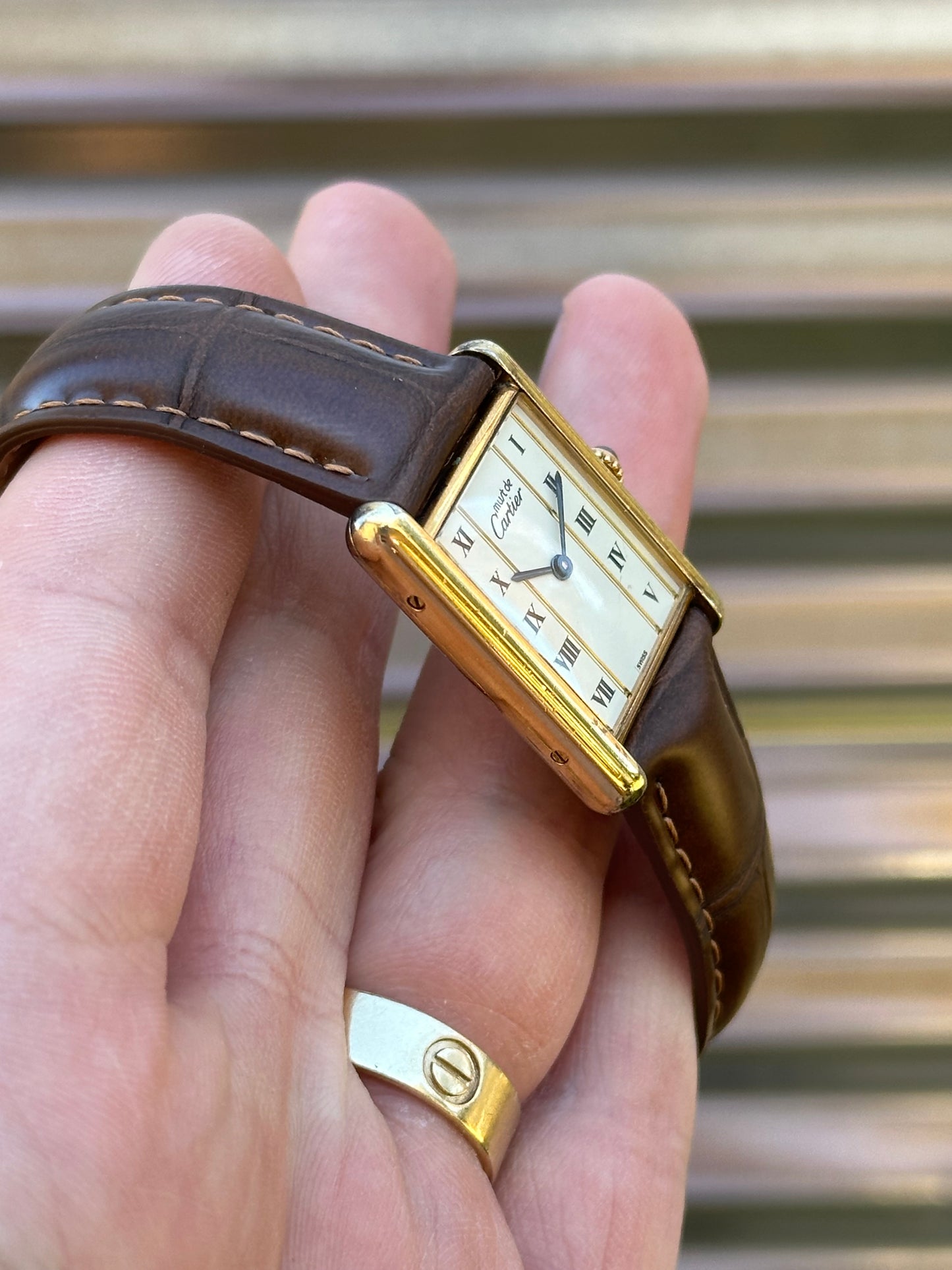 Cartier Tank Vermeil Ref. 590005