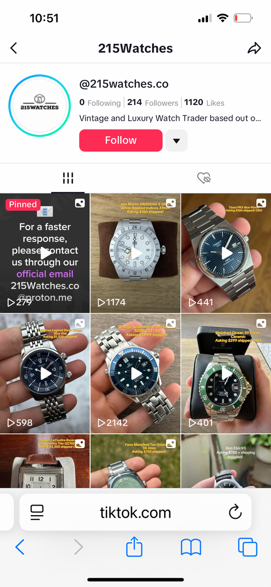Announcement: SCAM ACCOUNT IMPERSONATING US ON TIKTOK & INSTAGRAM