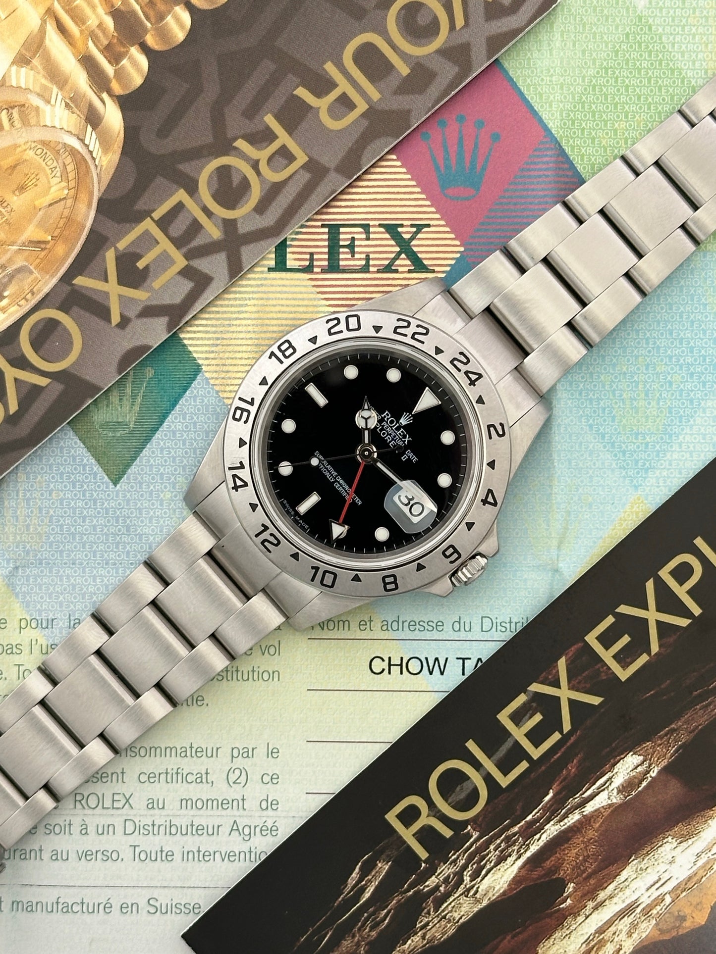 Rolex Explorer II 40mm Ref.16570 Box & Papers