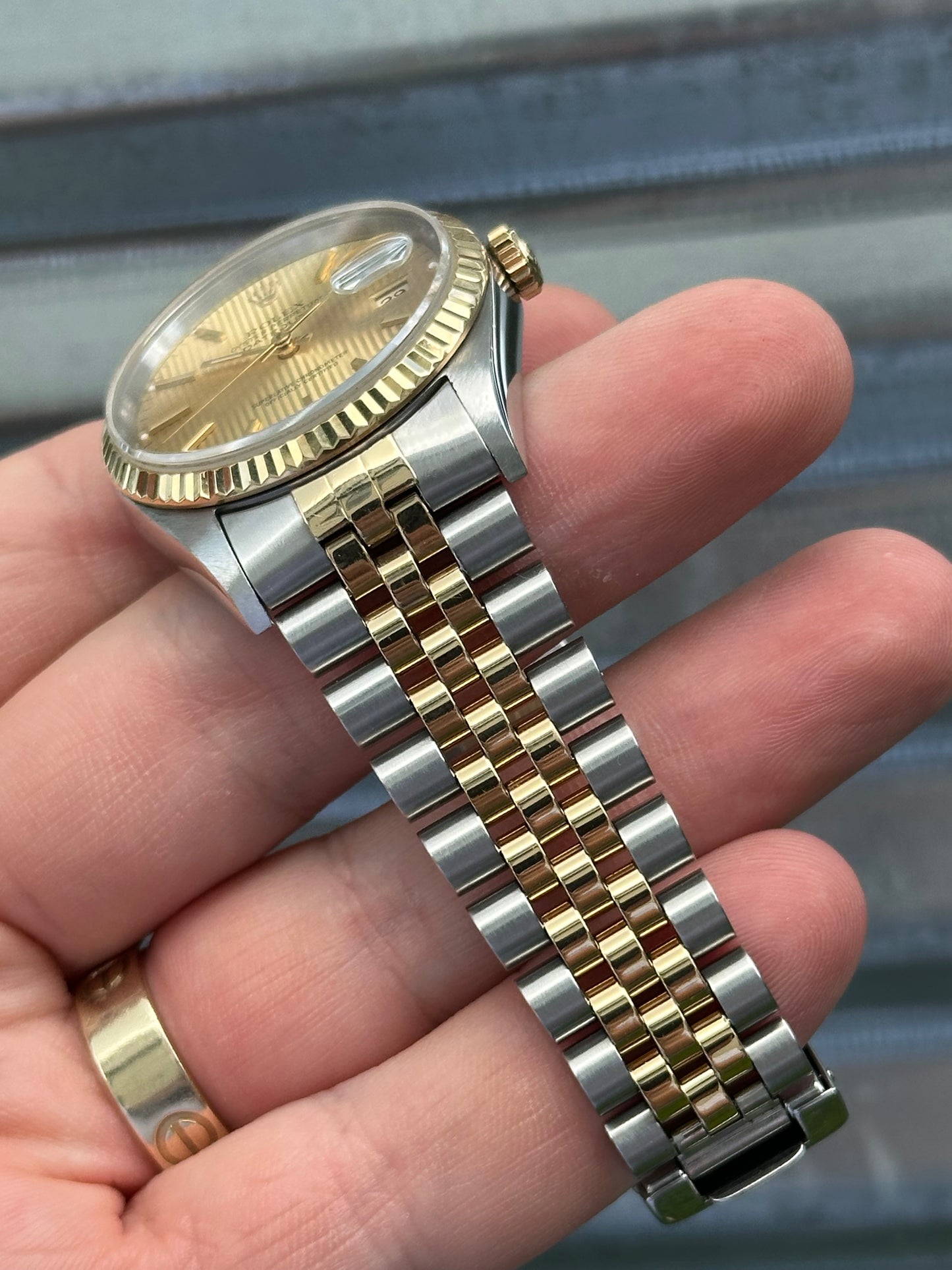 Rolex Datejust Tapestry Dial 36mm Ref.16233 Box & Papers