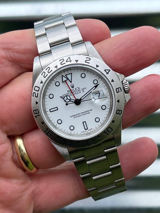 Rolex Explorer II “Polar” 40mm Ref.16570 Box & Papers