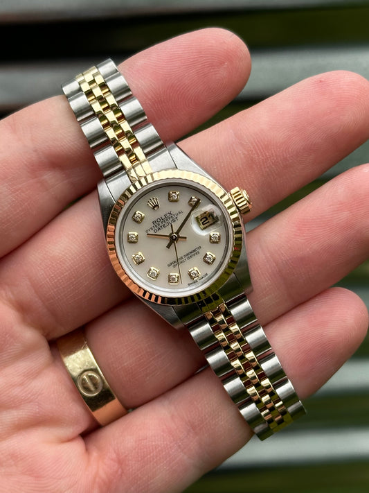 Rolex Datejust Ladies 26mm Ref.69173 Mother of Pearl Dial