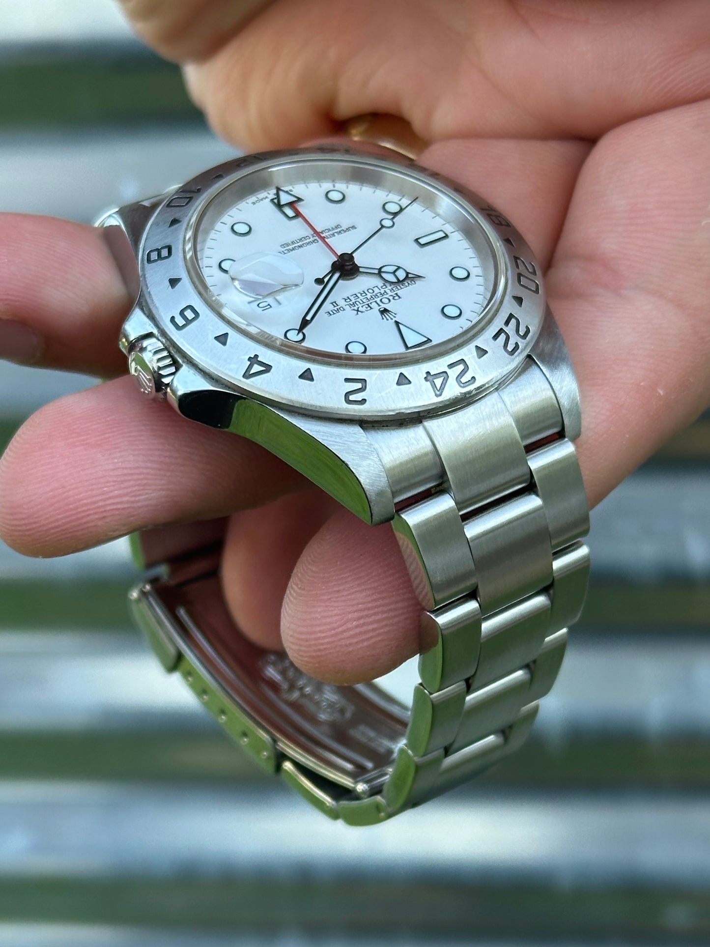 Rolex Explorer II “Polar” 40mm Ref.16570 Box & Papers