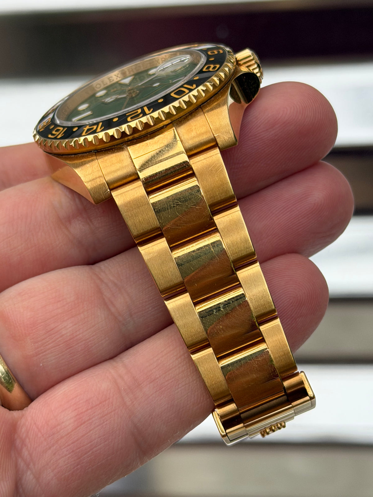 Rolex GMT Master II Green Dial 40mm Ref.116718LN Full Set