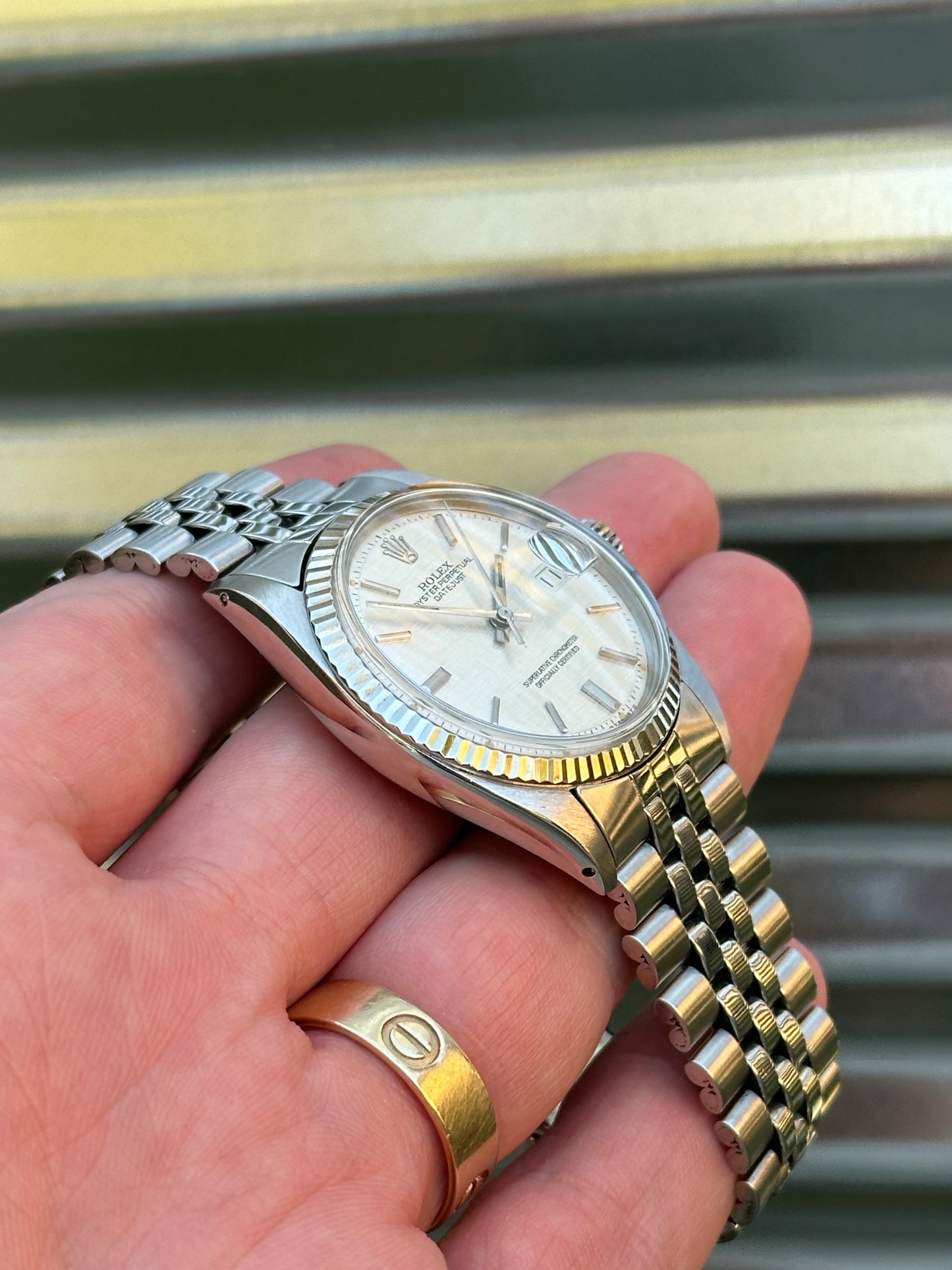 Rolex Datejust 36mm Ref.1601 “Linen Dial” Watch Only
