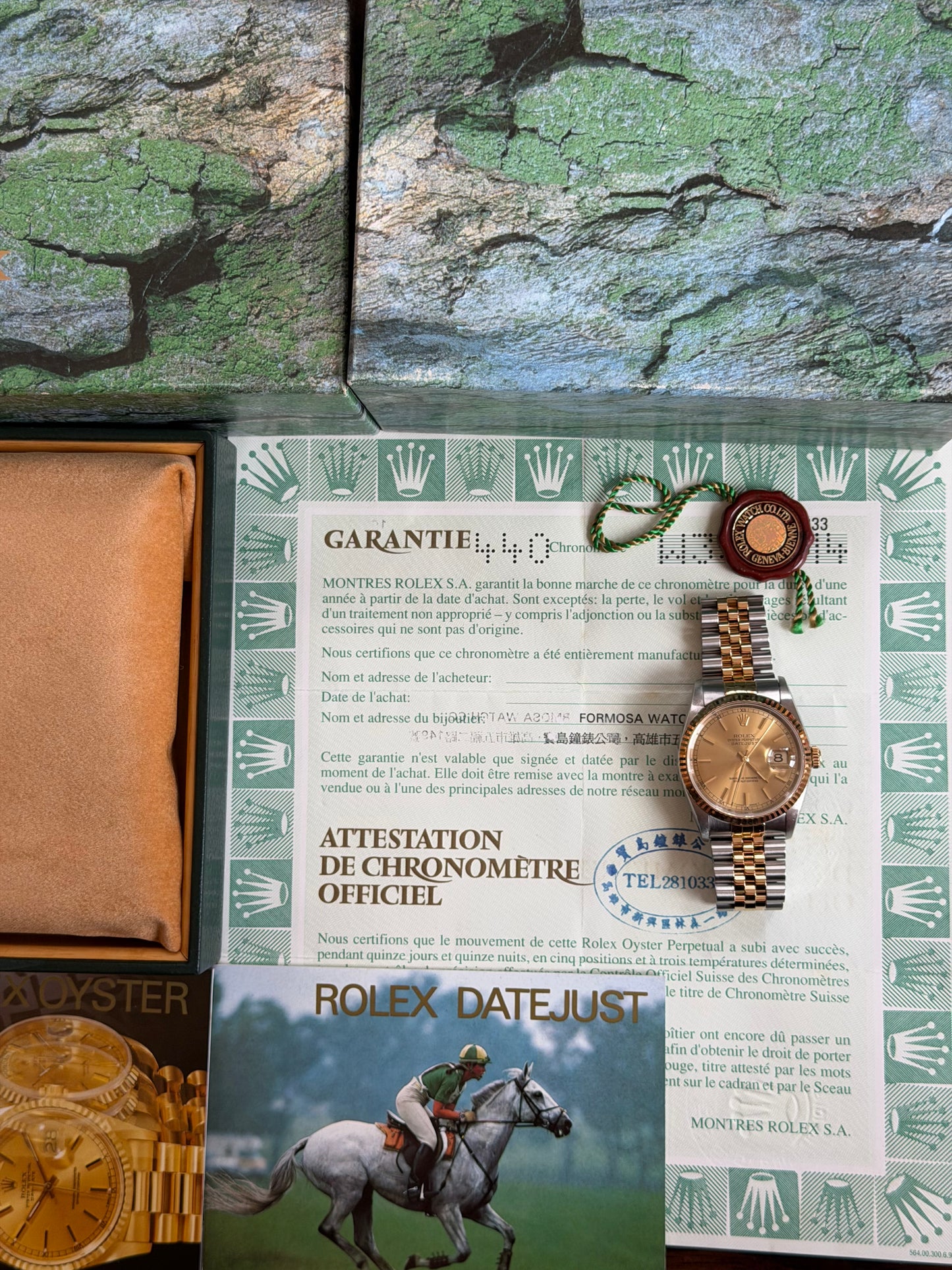 Rolex Datejust “Champagne Dial” 36mm Ref.16233 Box & Papers