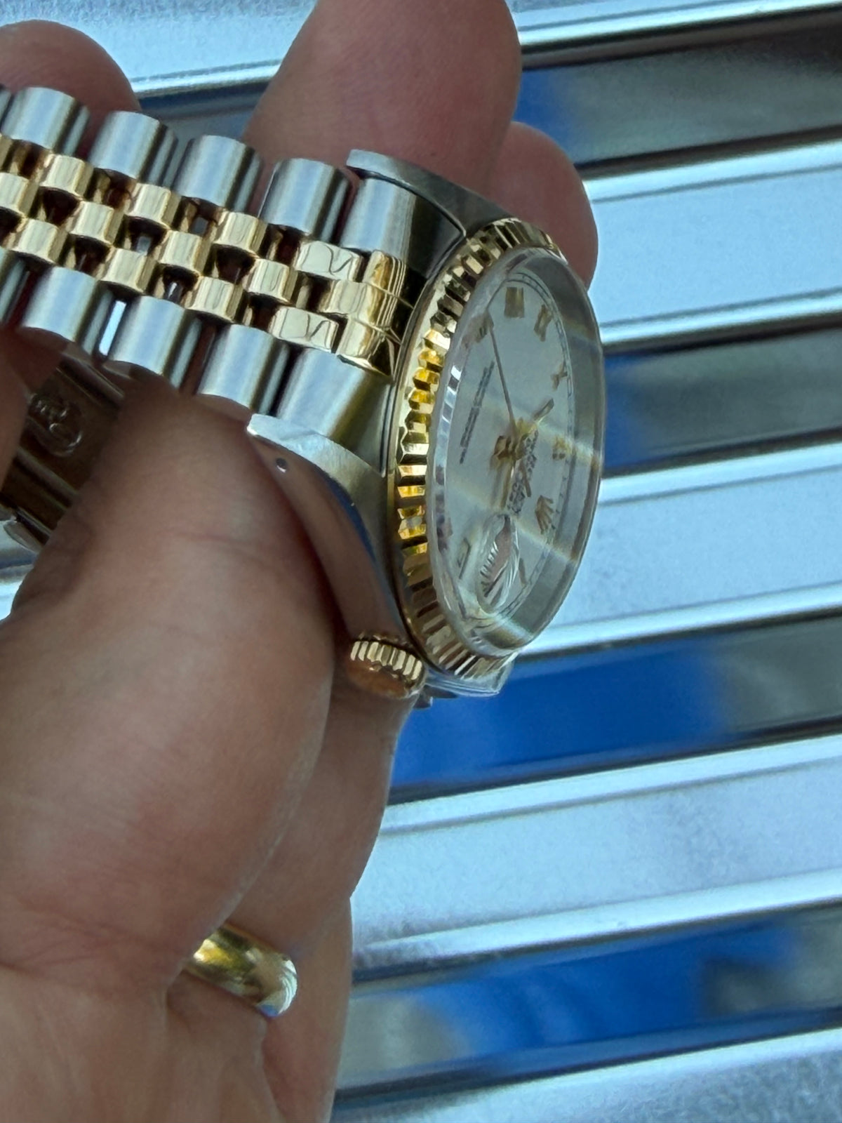 Rolex Datejust “White Roman Numeral Dial” 36mm Ref.16233 Box & Papers