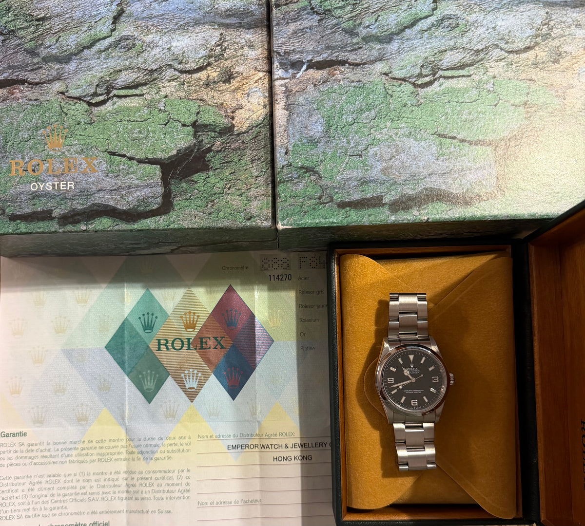 Rolex Explorer 36mm Ref.114270 Box & Papers