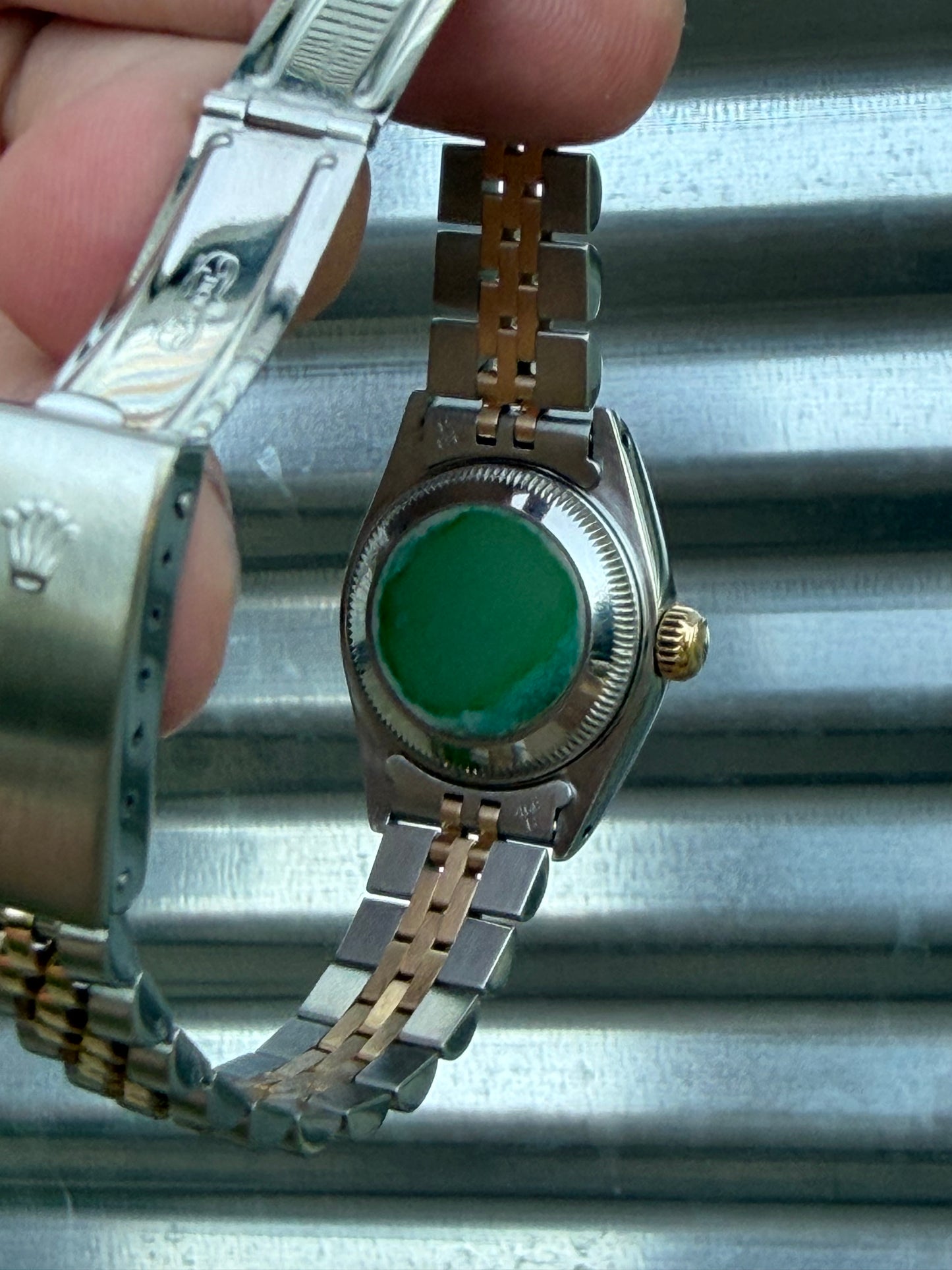 Rolex Ladies Datejust 26mm Ref.69173 Box & Papers “Black Pyramid Dial”