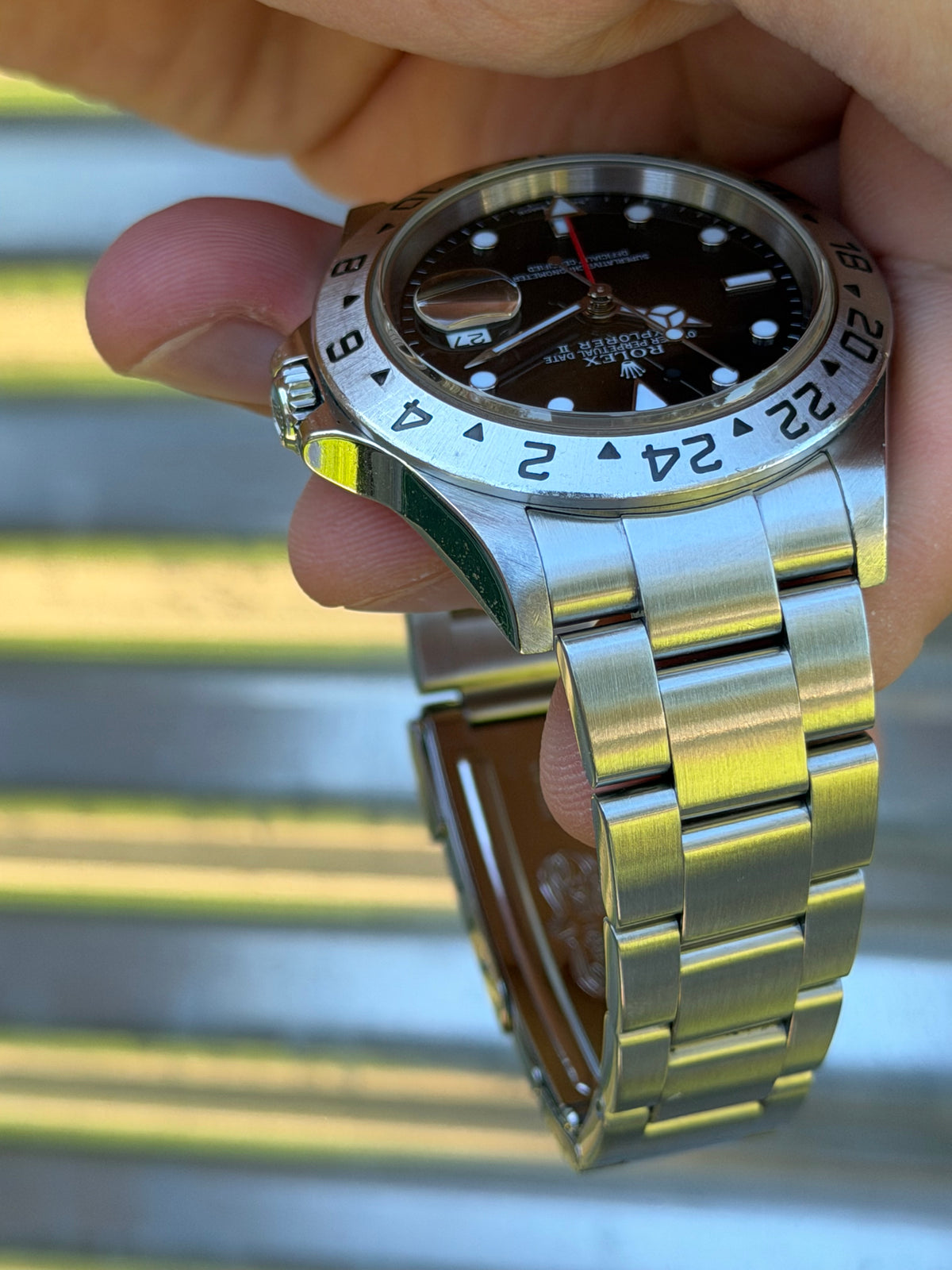 Rolex Explorer II 40mm Ref.16570 Box & Papers
