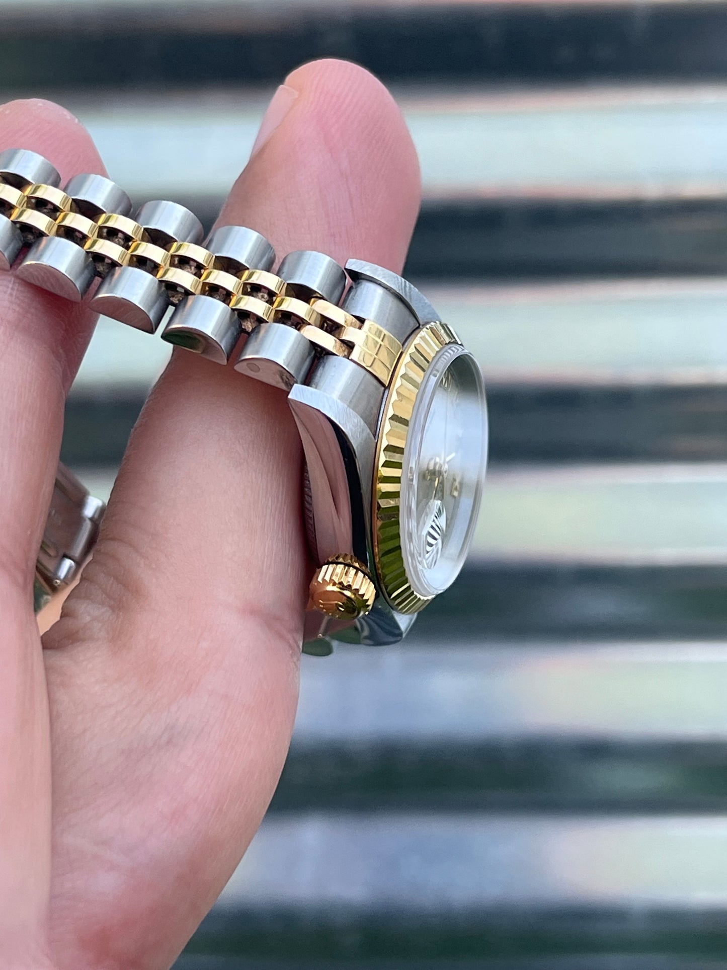 Rolex Lady Datejust 26mm Ref.79173 “Pyramid Dial” Box & Papers
