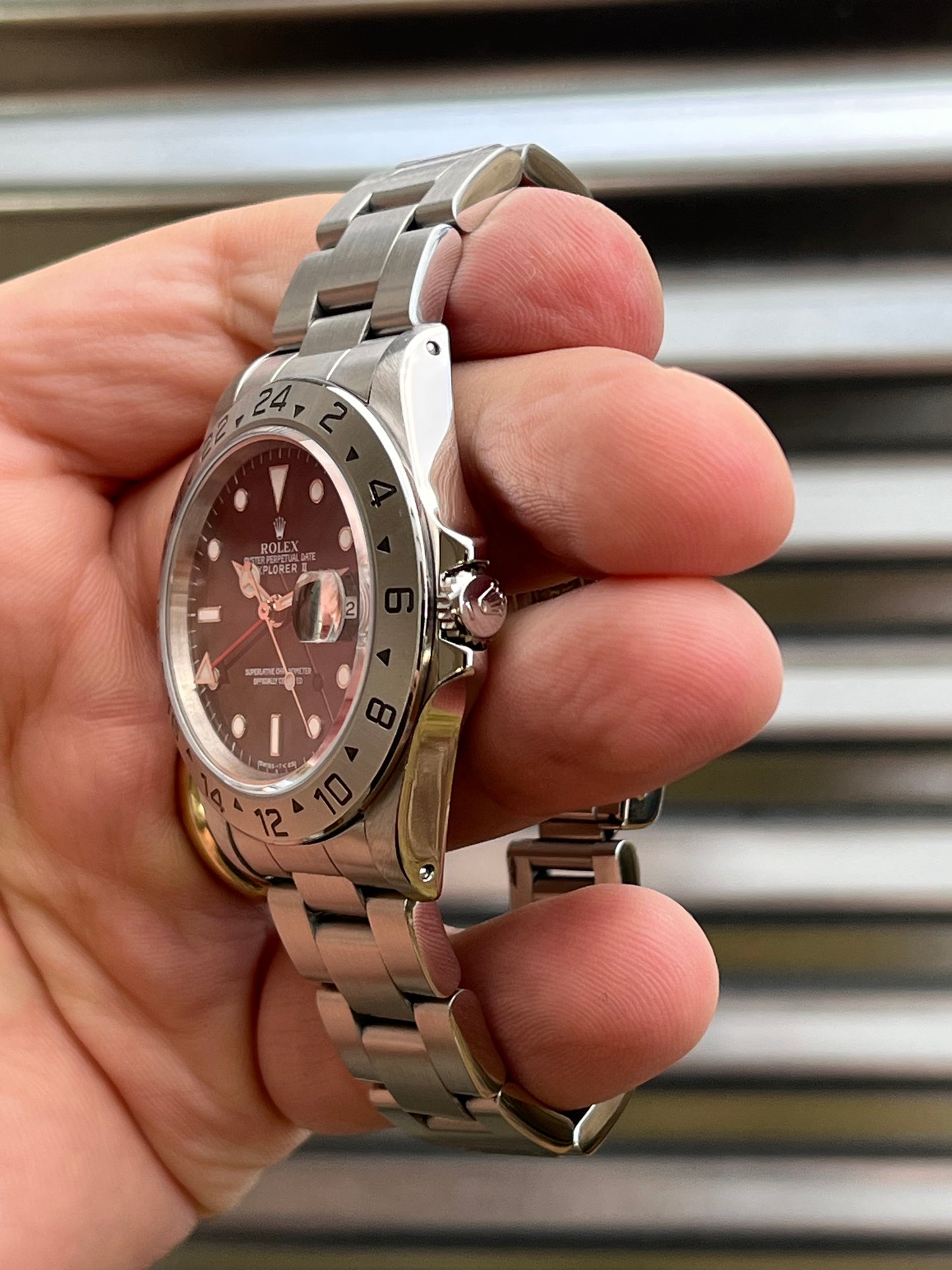 Rolex Explorer II “Tritium Dial” 40mm Ref.16570 Box & Papers