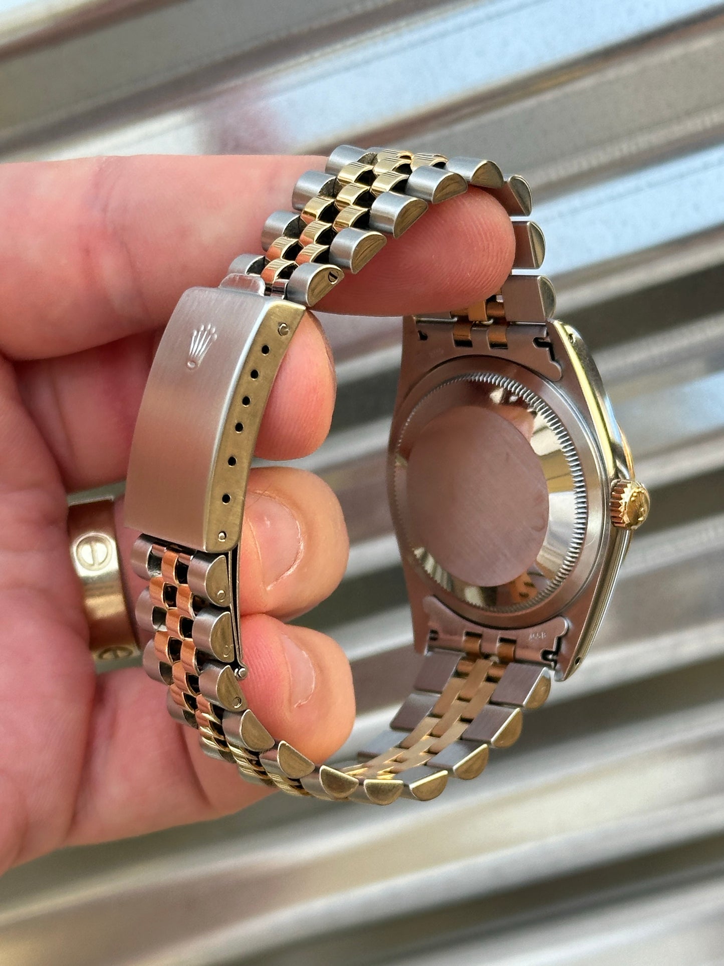 Rolex Datejust 36mm Ref.16233 “Pyramid Dial” Box & Papers