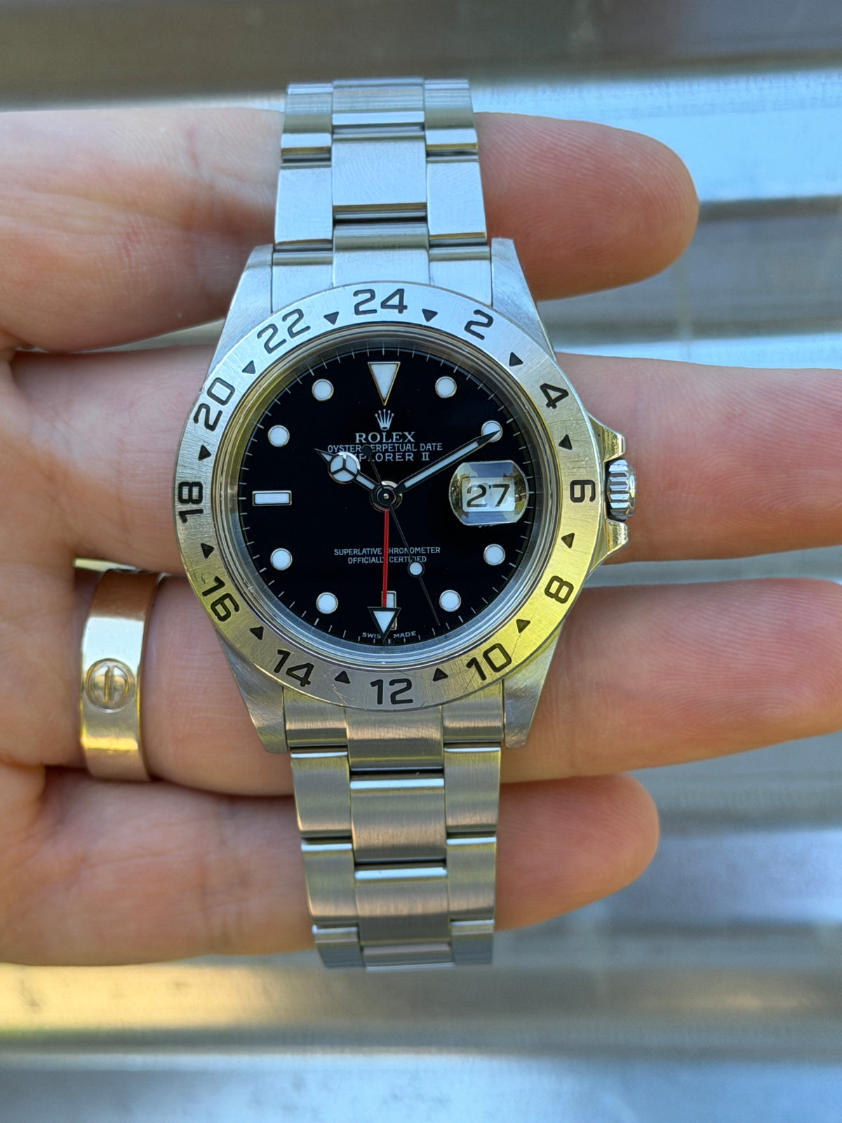 Rolex Explorer II 40mm Ref.16570 Box & Papers