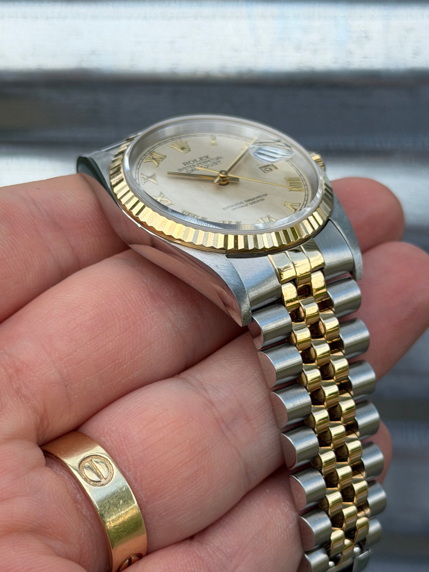 Rolex Datejust Pyramid Dial 36mm Ref.16233 Watch Only