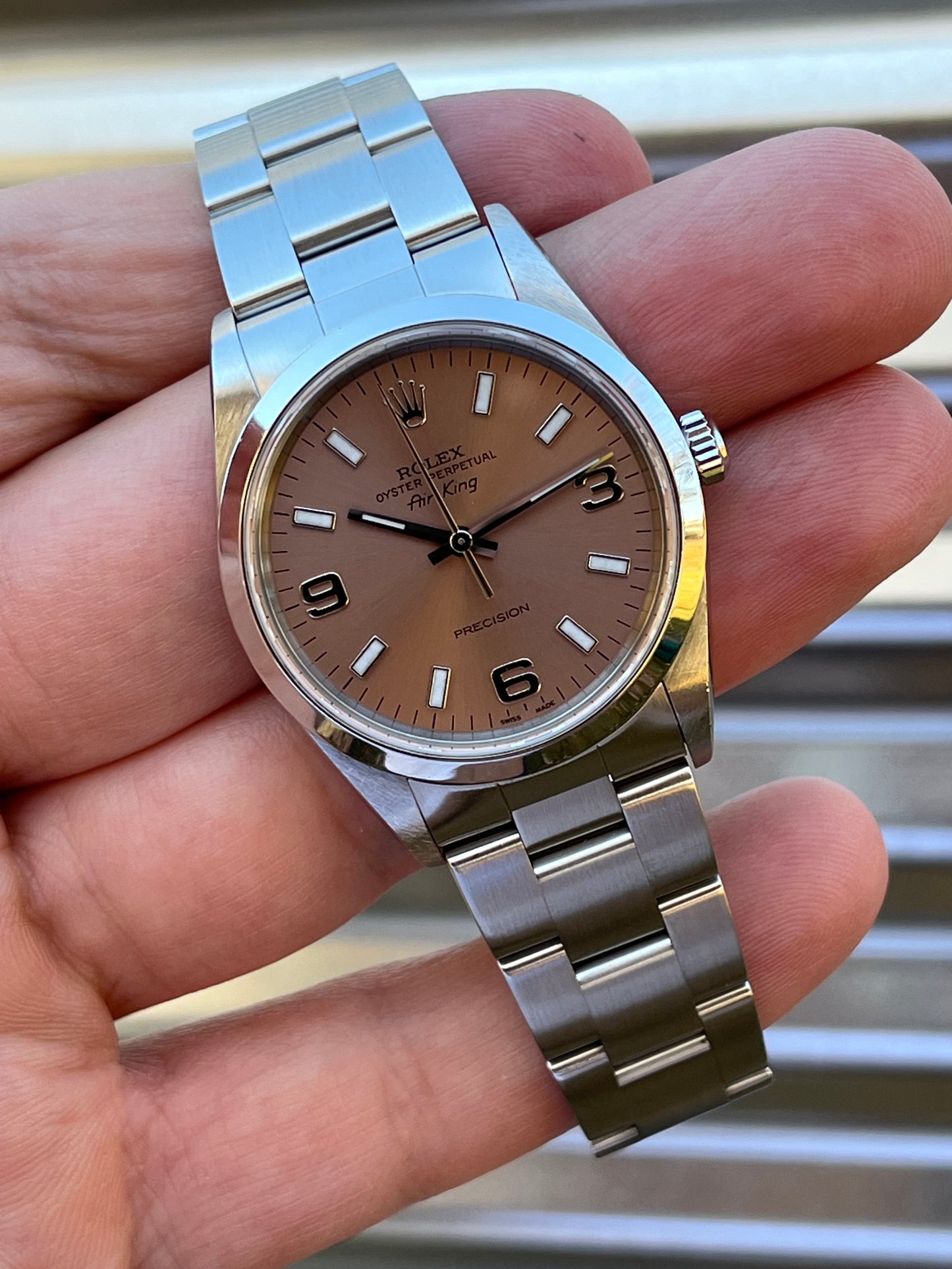 Rolex Air-King Ref.14000 Salmon Dial