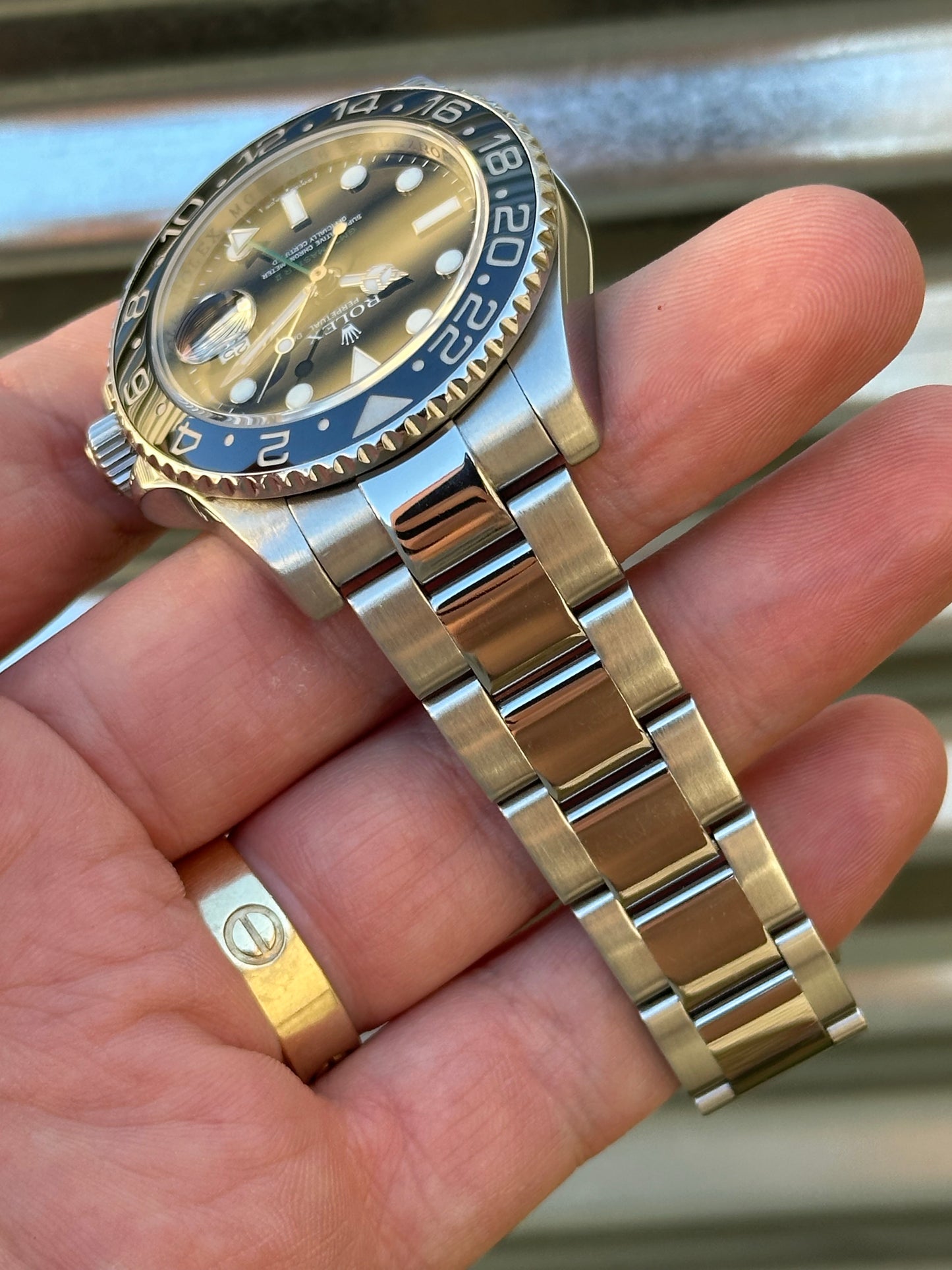 Rolex GMT Master II “Green Arrow” 40mm Ref.116710LN Watch with Card