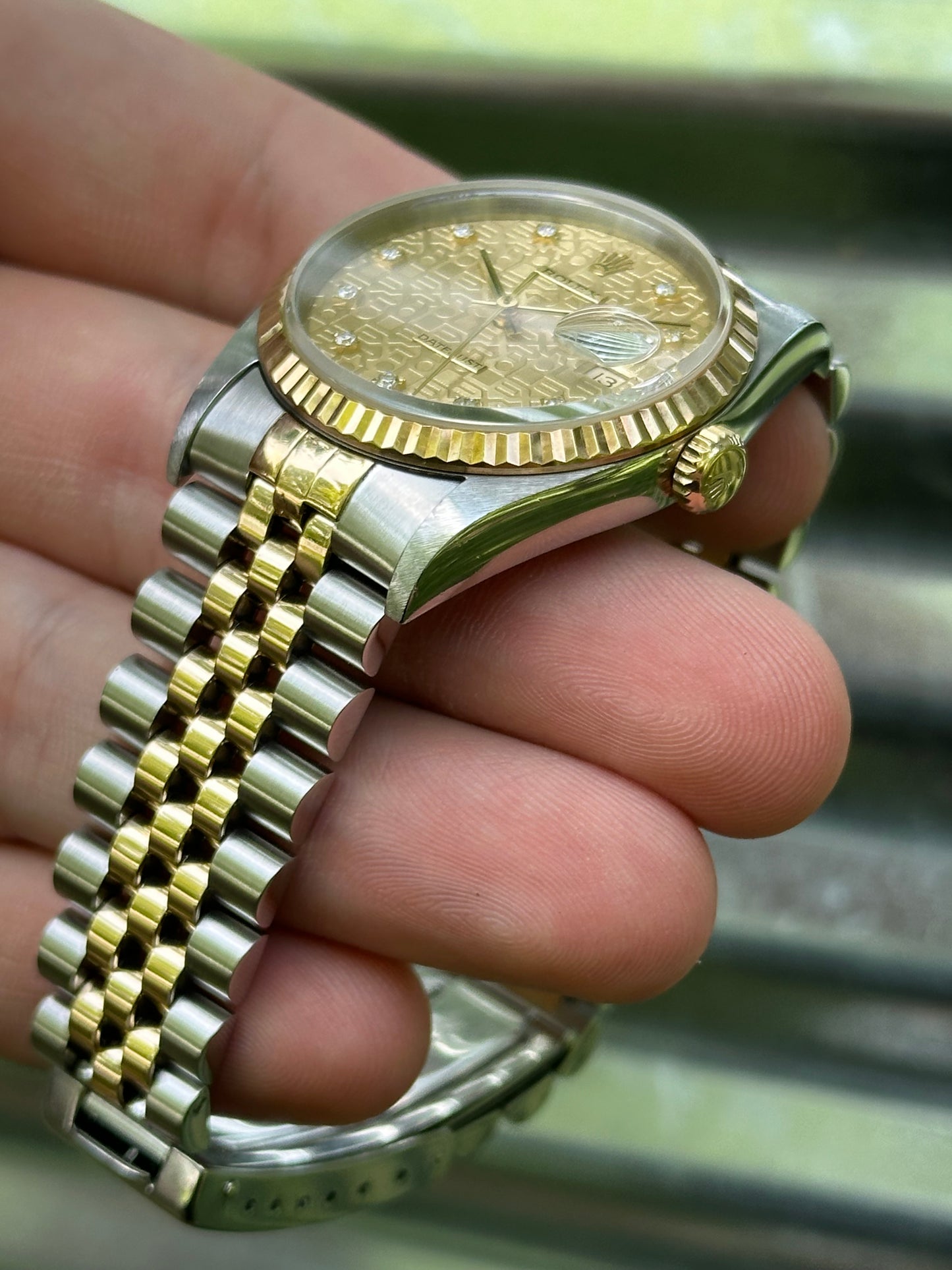 Rolex Datejust 36mm Ref.16234 Box & Papers “Anniversary Diamond Dial”