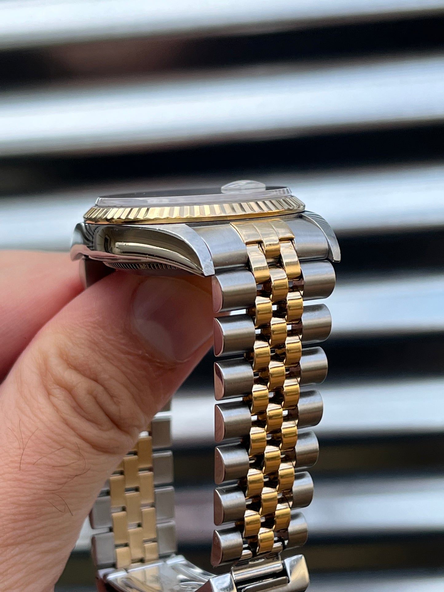 Rolex Datejust “Pyramid Dial” 36mm Ref.16233 Box & Papers