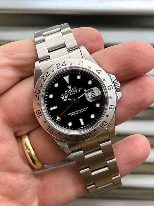 Rolex Explorer II “Tritium Dial” 40mm Ref.16570 Box & Papers