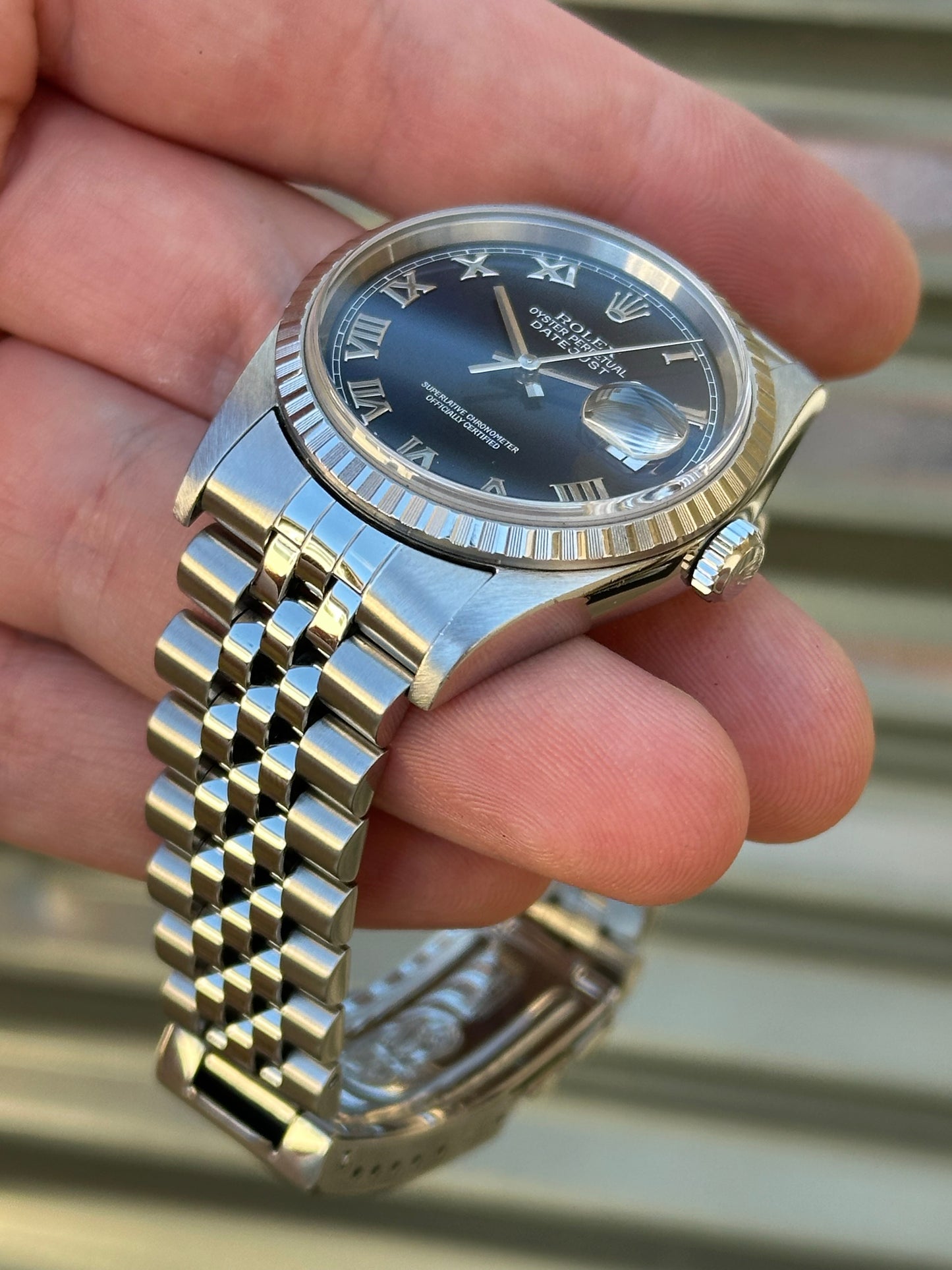 Rolex Datejust 36mm Ref.16220 “Blue Roman Numeral Dial”