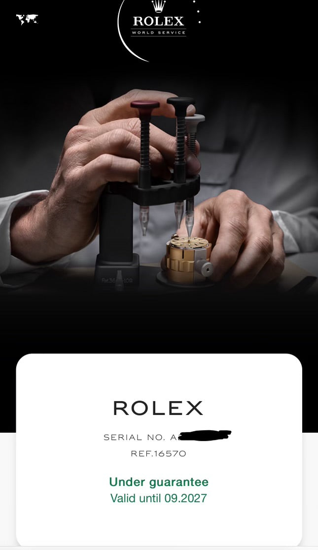 Rolex Explorer II 40mm Ref.16570 UNDER ROLEX WARRANTY