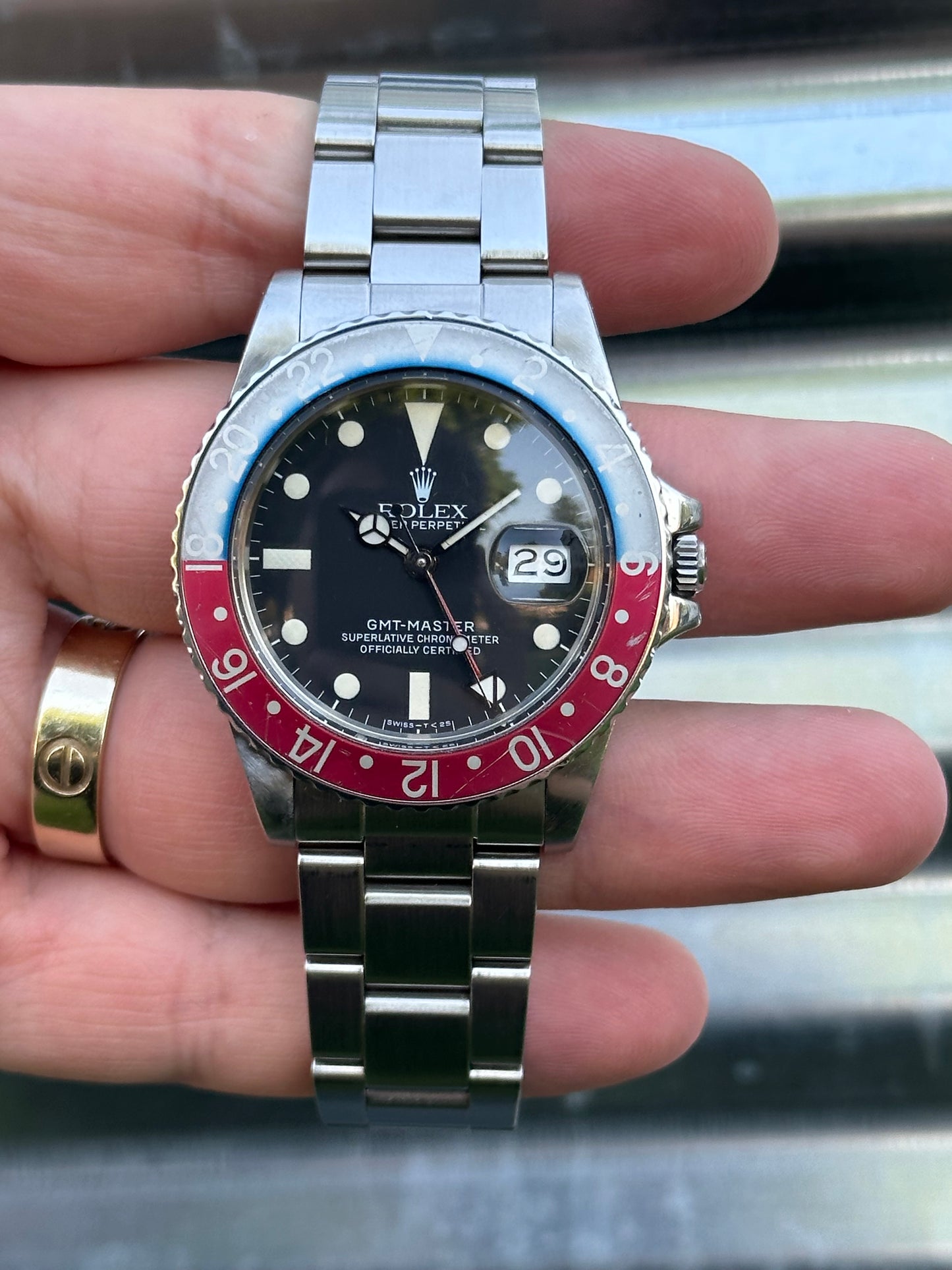 Rolex GMT Master Pepsi 40mm Ref.16750 Watch Only