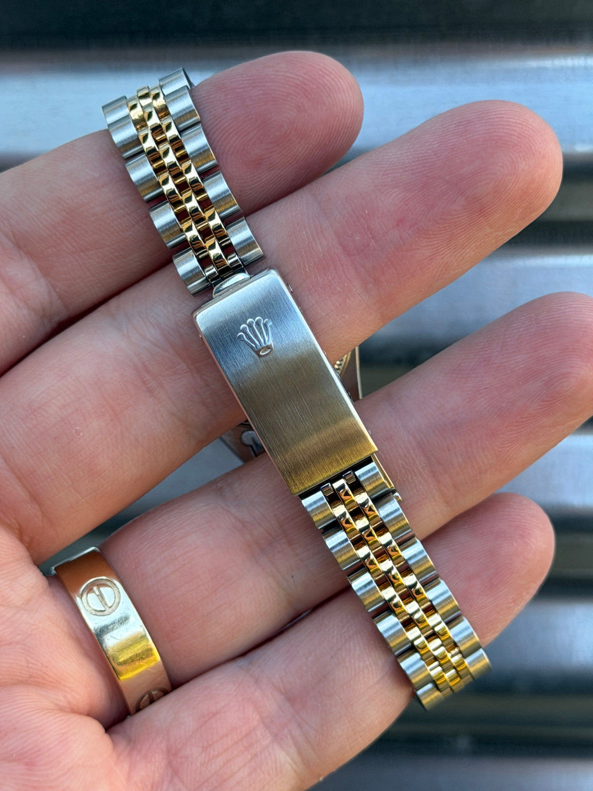 Rolex Ladies Datejust “Blue Vignette Diamond Dial “ 26mm Ref.69173 Box & Papers