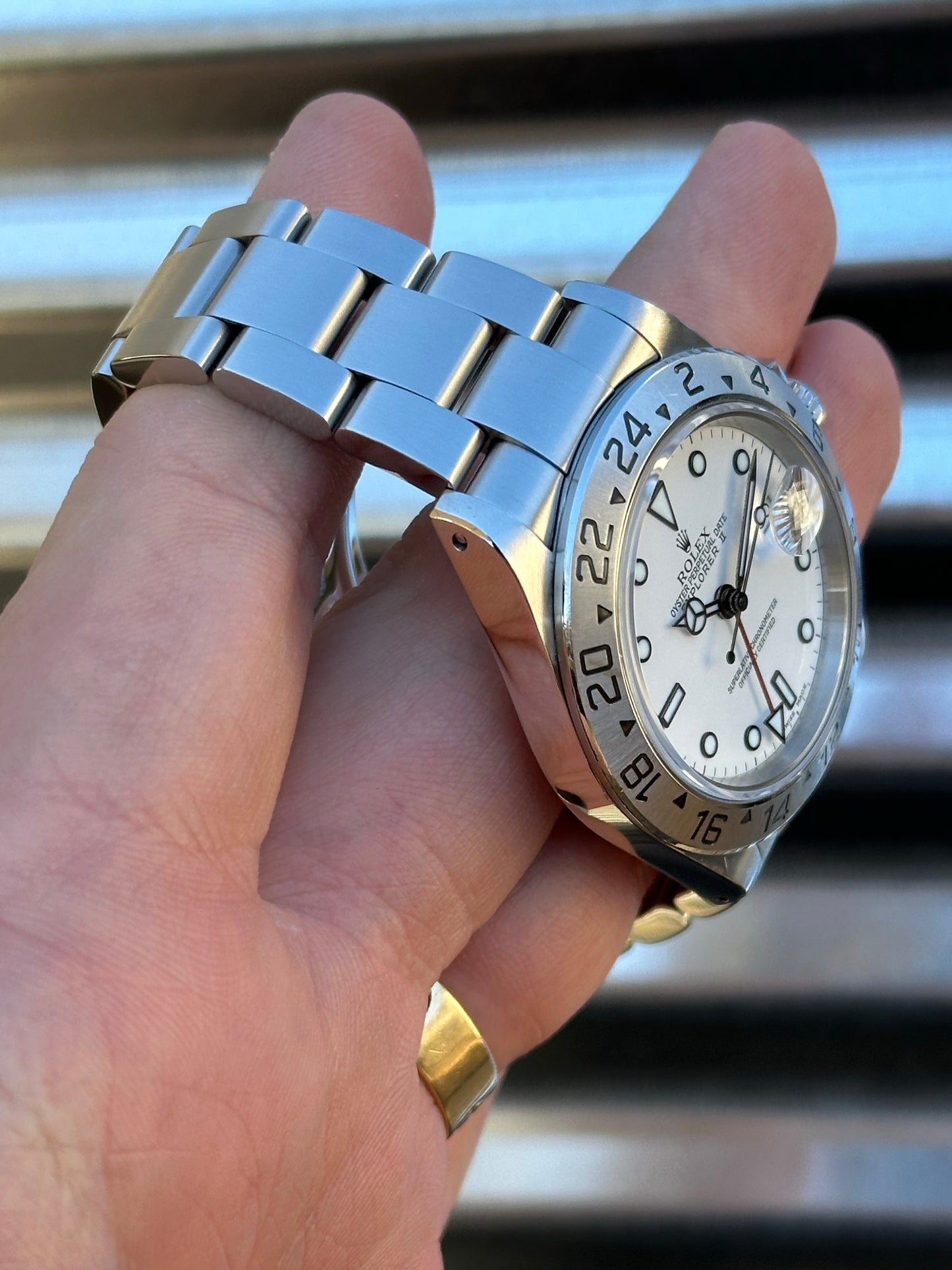 Rolex Explorer II “Polar” 40mm Ref.16570 Box & Papers