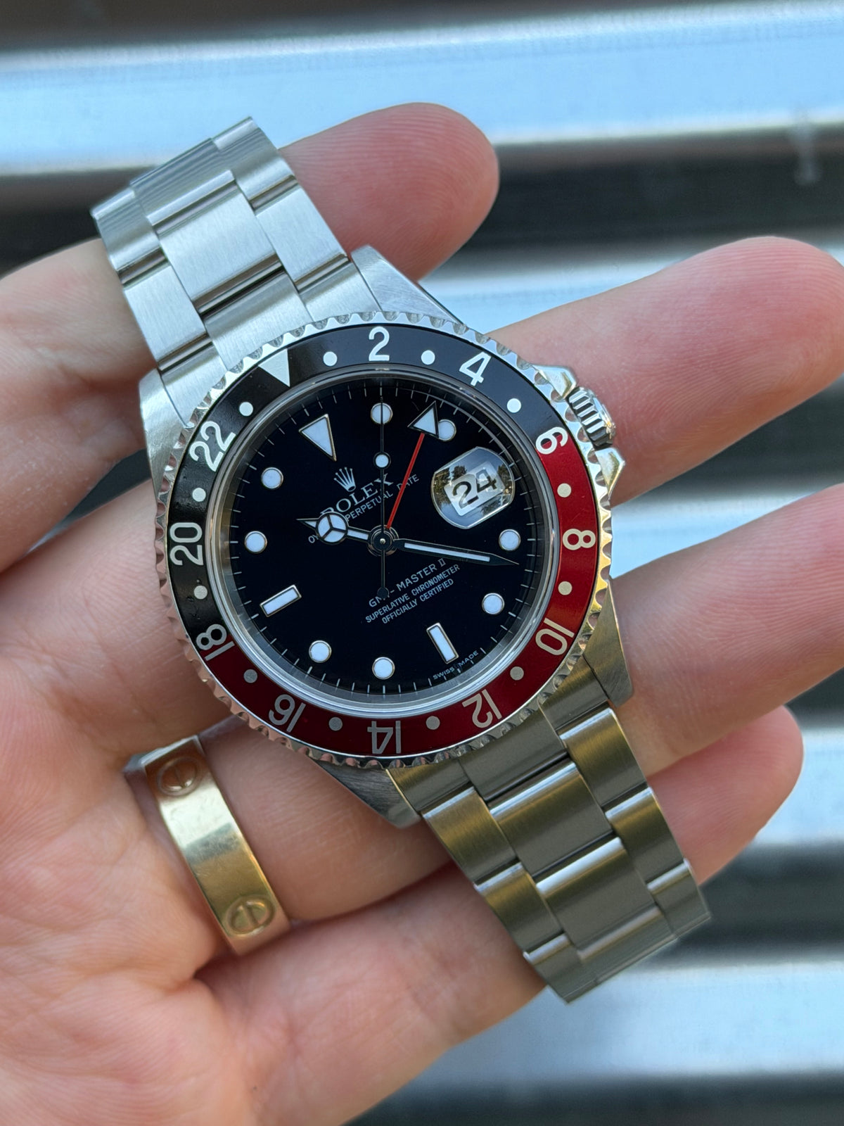Rolex GMT Master II Coke 40mm Ref.16710 Watch Only