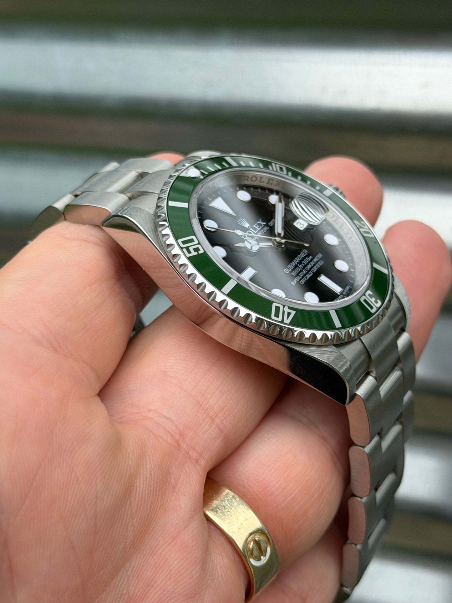 Rolex Submariner Date “Kermit” 40mm Ref.16610LV Box & Papers