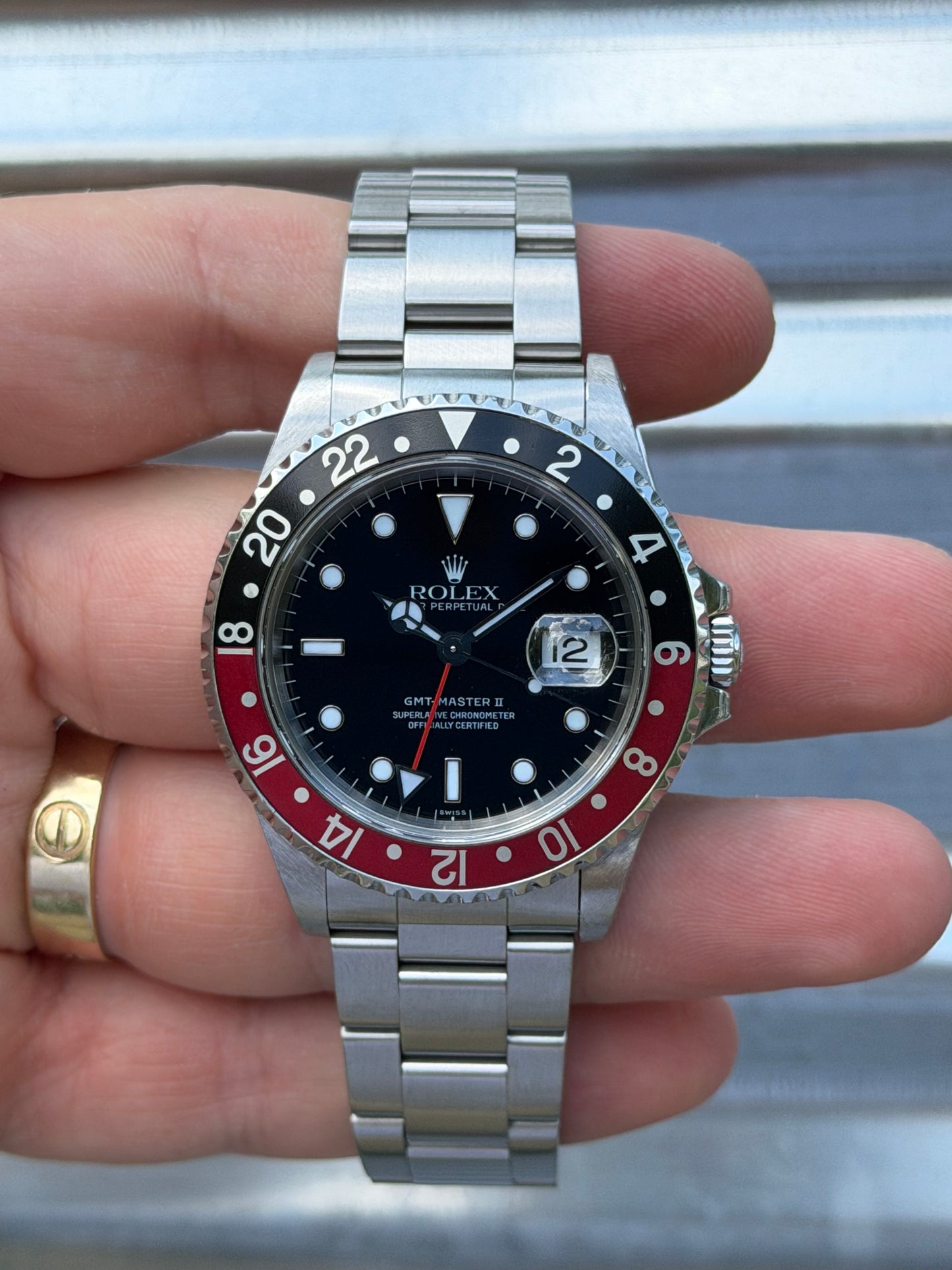 Rolex GMT Master II Coke 40mm Ref.16710 Box & Papers