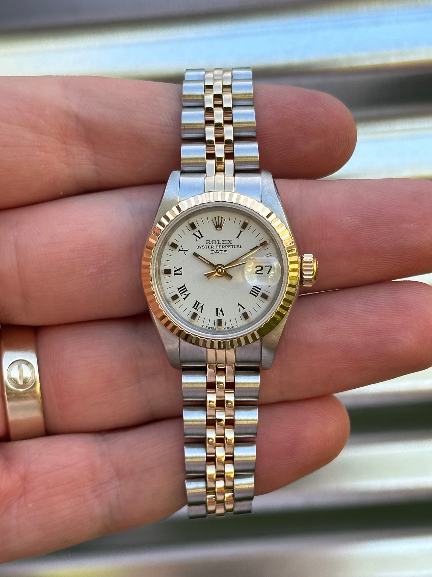 Rolex Ladies Datejust 26mm Ref.69173 Box & Papers