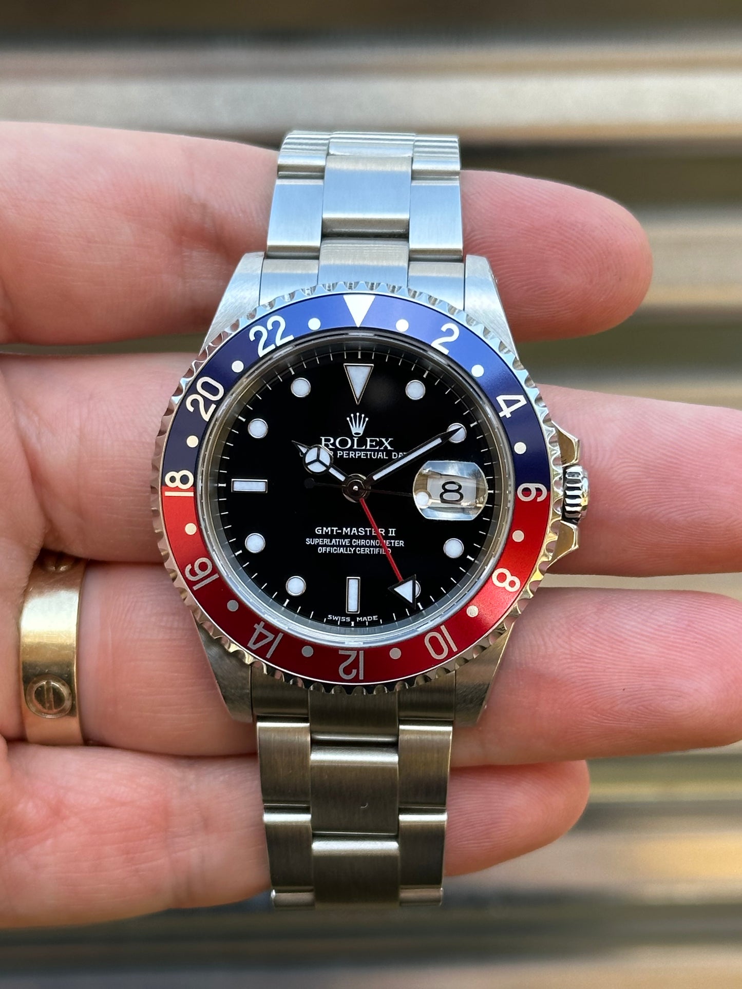 Rolex GMT Master II “Pepsi” 40mm Ref.16710 Year 2000 Box & Papers