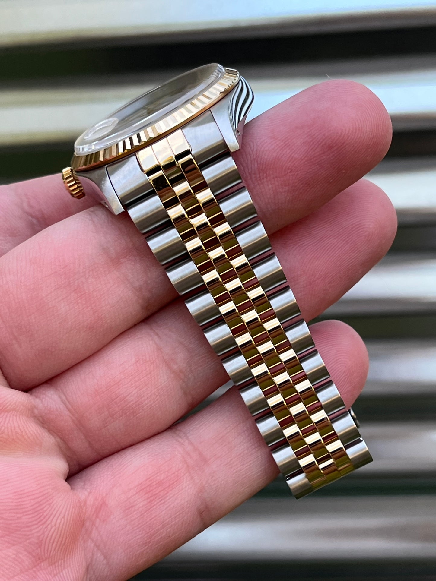 Rolex Datejust 36mm Ref.16233 “Pyramid Dial” Box & Papers
