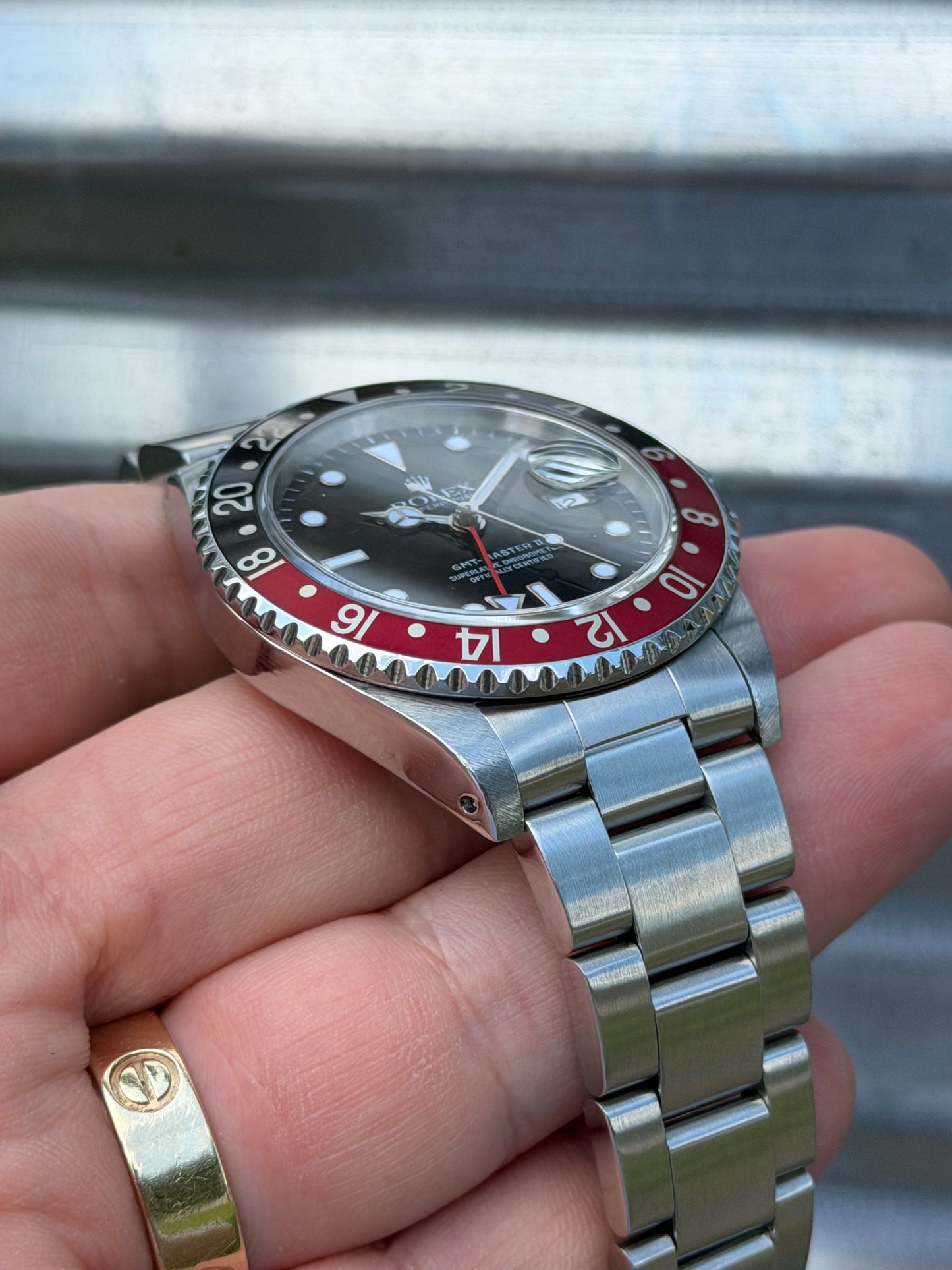 Rolex GMT Master II Coke 40mm Ref.16710 Box & Papers