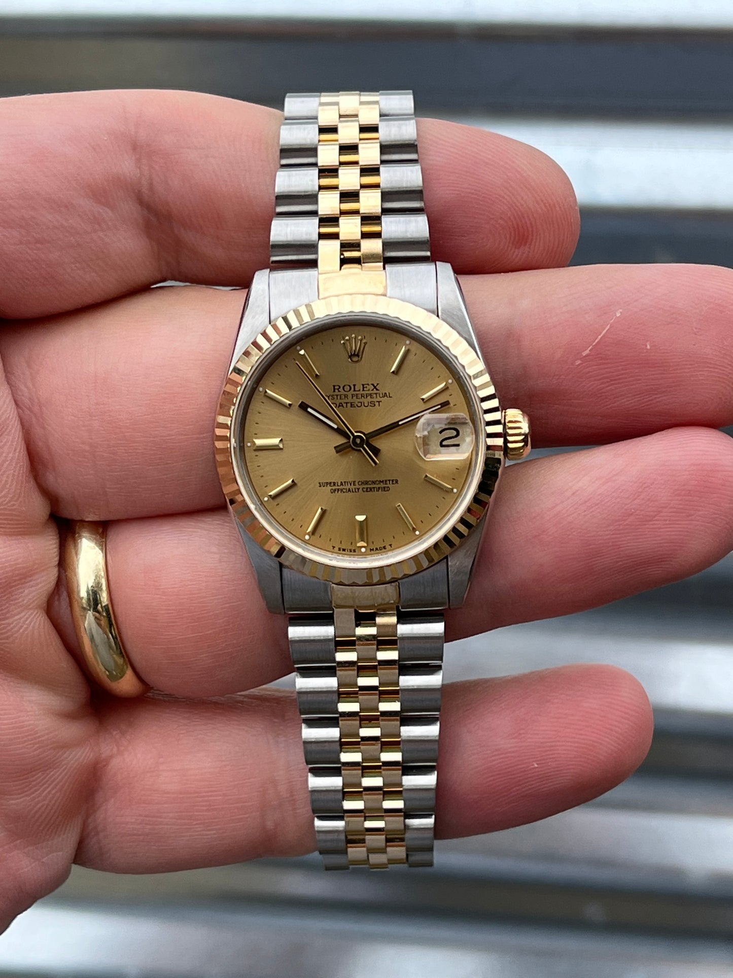 Rolex Ladies Datejust 31mm Ref.68273 Box & Papers