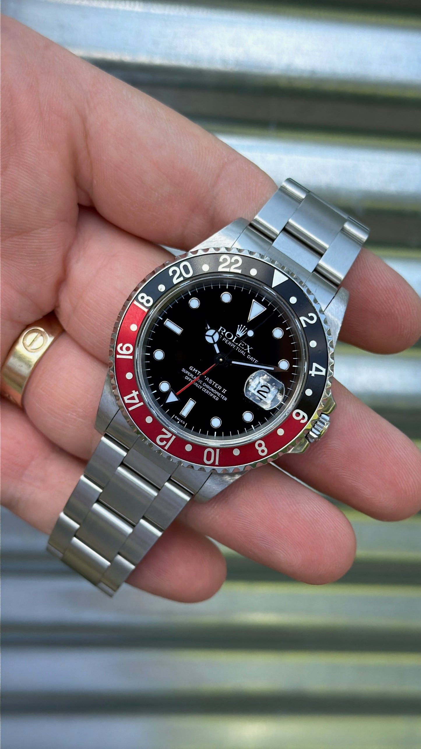 Rolex GMT Master II Coke 40mm Ref.16710 Box & Papers
