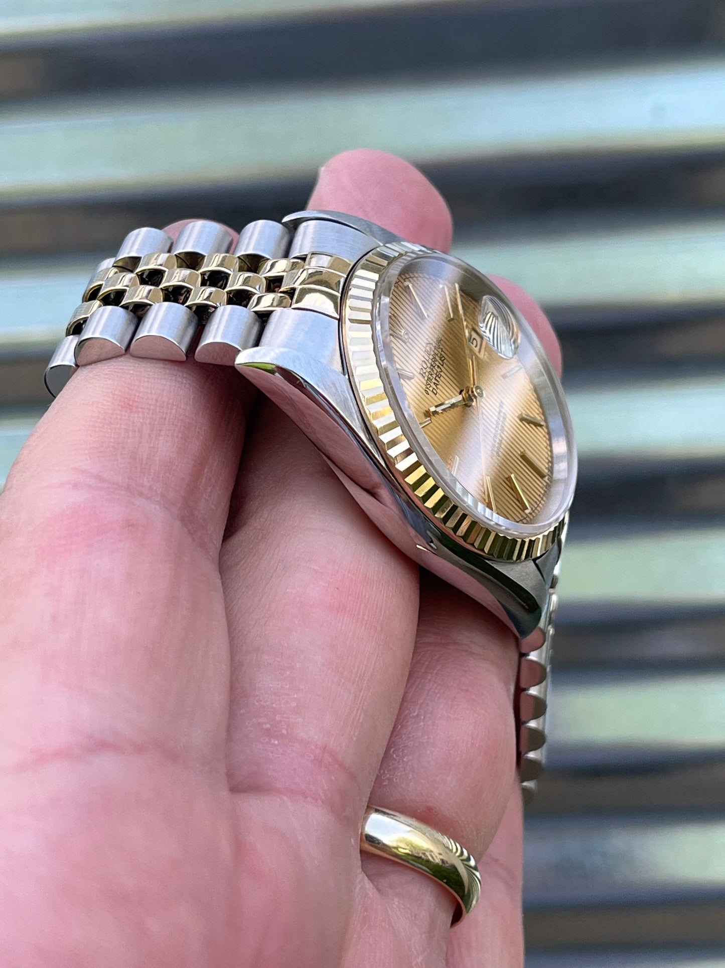 Rolex Datejust Tapestry Dial 36mm Ref.16233 Box & Papers