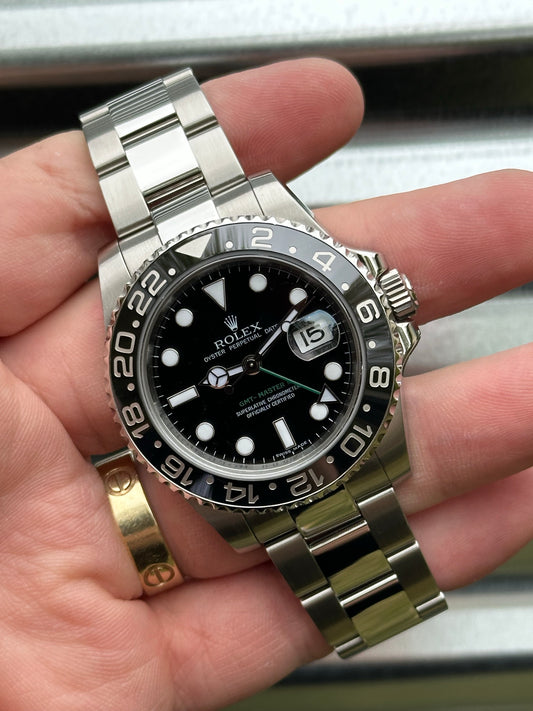 Rolex GMT Master II “Green Arrow” 40mm Ref.116710LN Box & Card