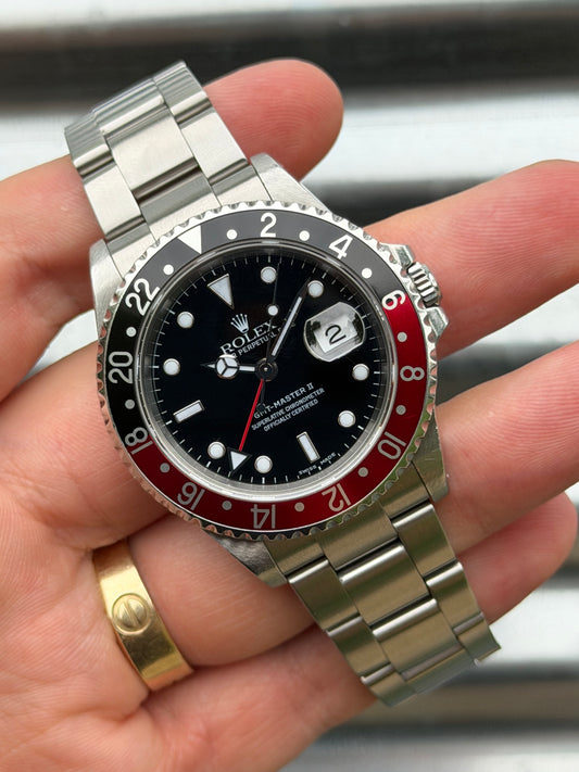 Rolex GMT Master II Coke 40mm Ref.16710 Box & Papers