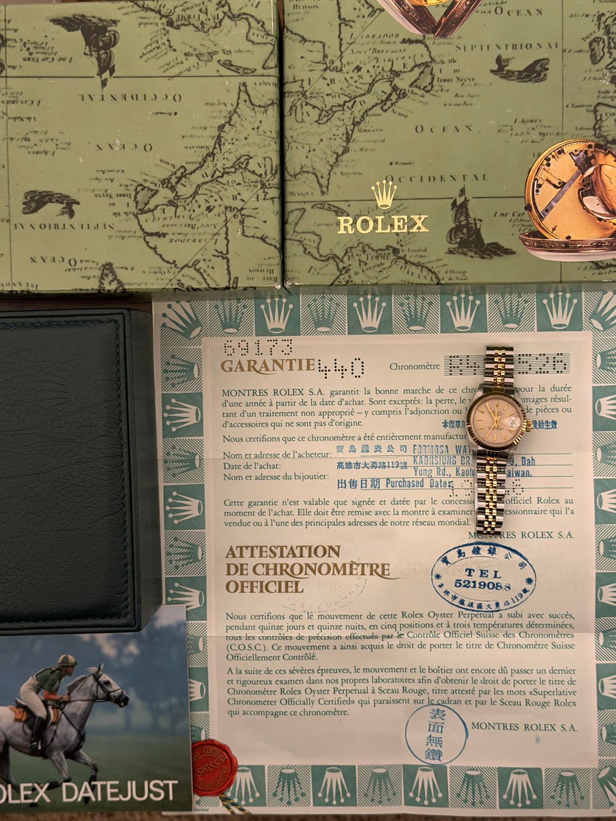 Rolex Ladies Datejust 26mm Ref.69173 Box & Papers