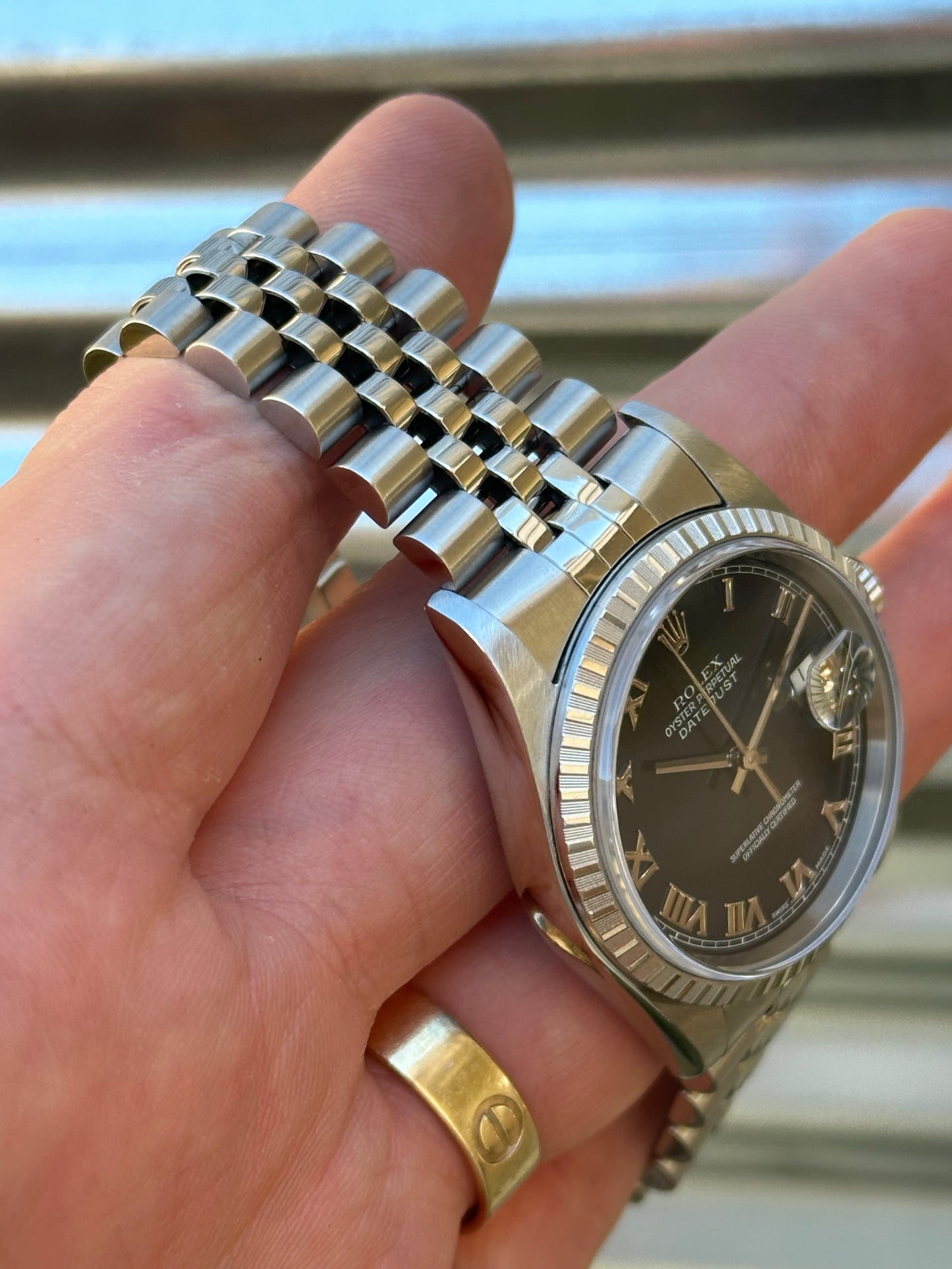 Rolex Datejust 36mm Ref.16220 “Blue Roman Numeral Dial”