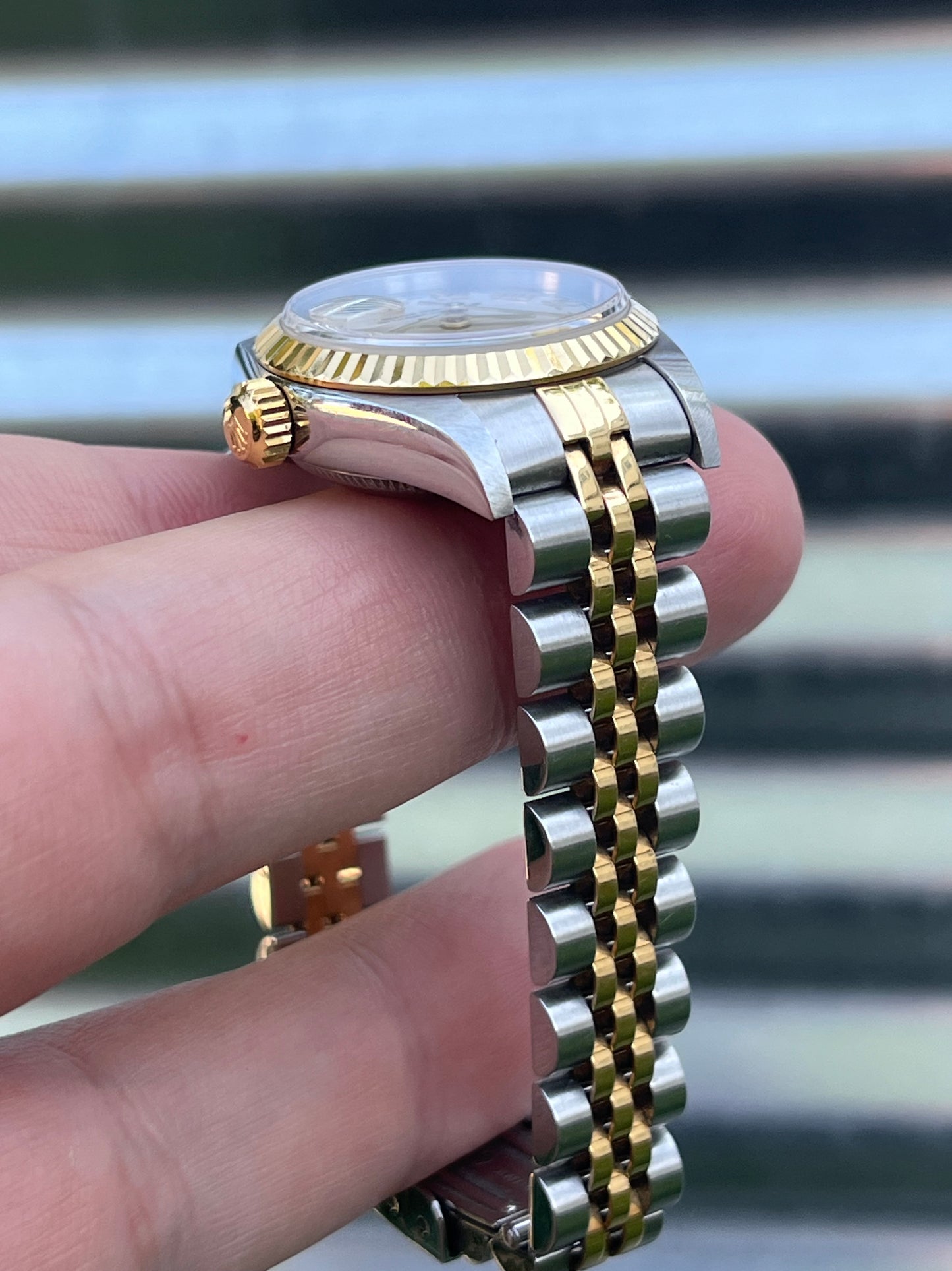 Rolex Lady Datejust 26mm Ref.79173 “Pyramid Dial” Box & Papers