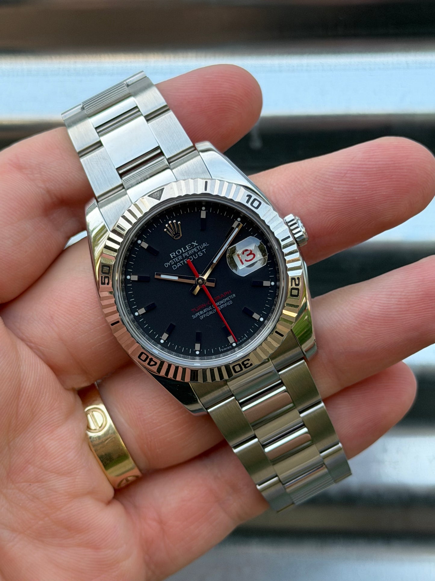 Rolex Datejust Turn-O-Graph 36 Ref.116264 Box & Papers